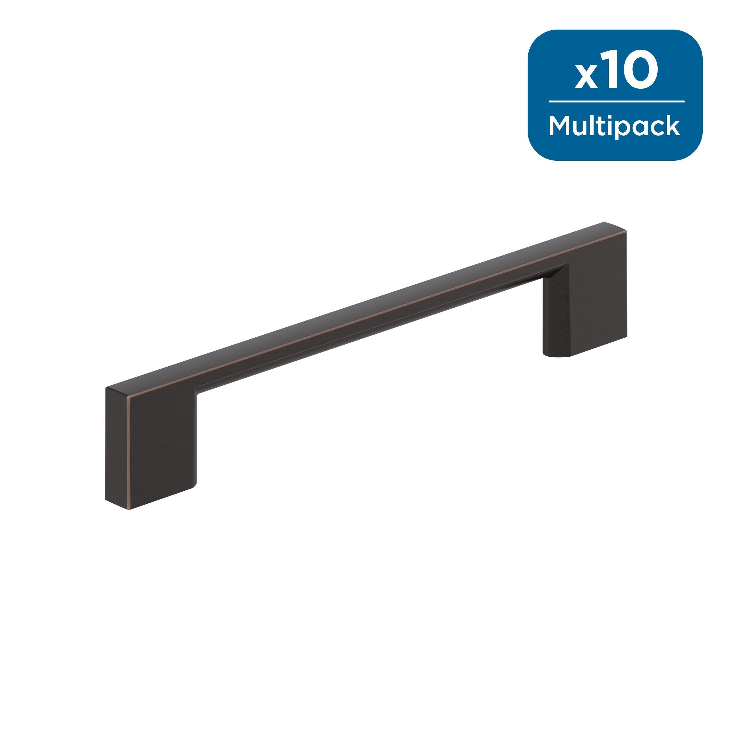 Amerock 10BX37132ORB Cityscape 5-1/16-in , 128mm Center to Center Oil Rubbed Bronze Cylindrical Bar 10 -Pack