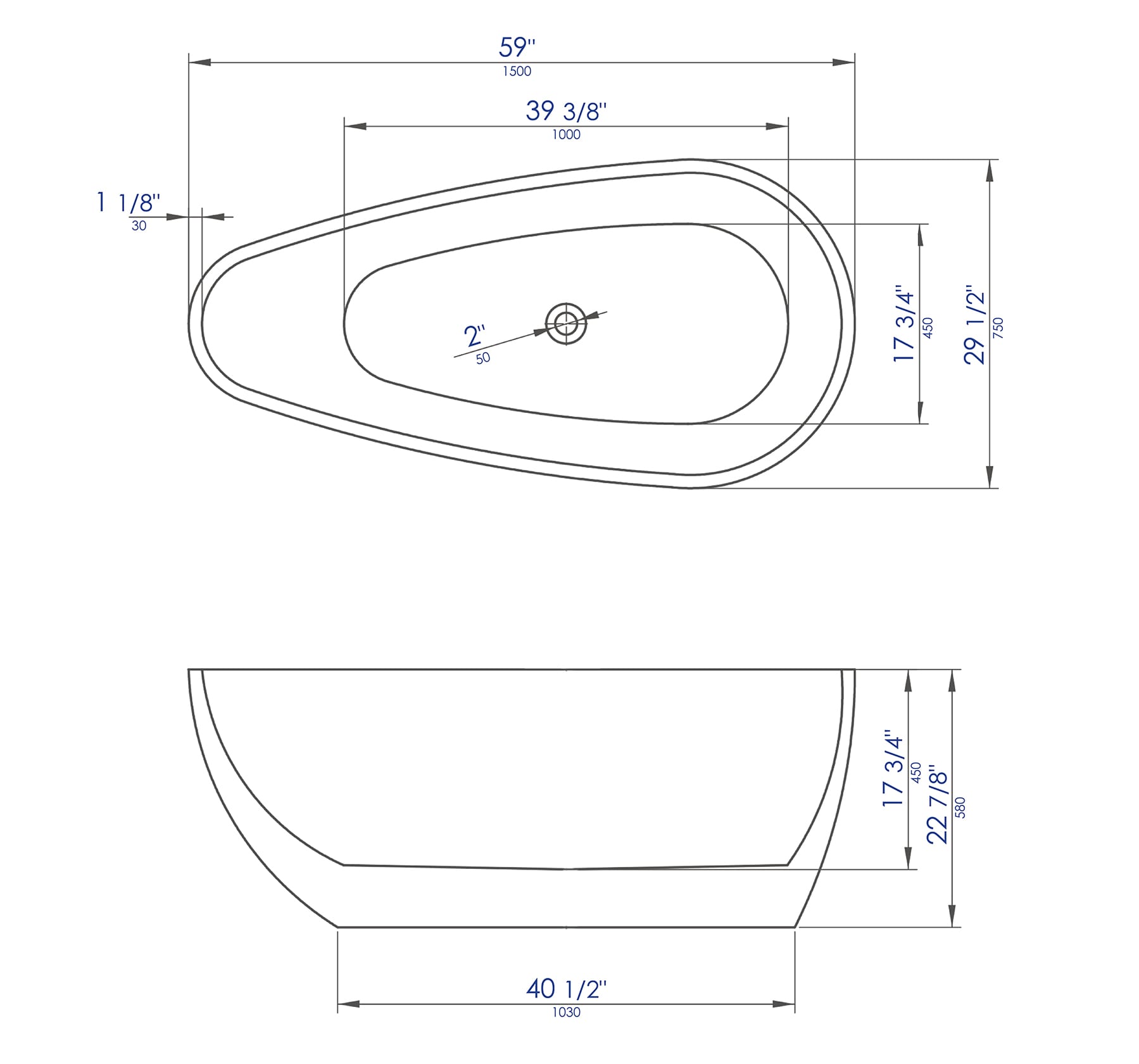 ALFI AB8862 bathtubs - View #6