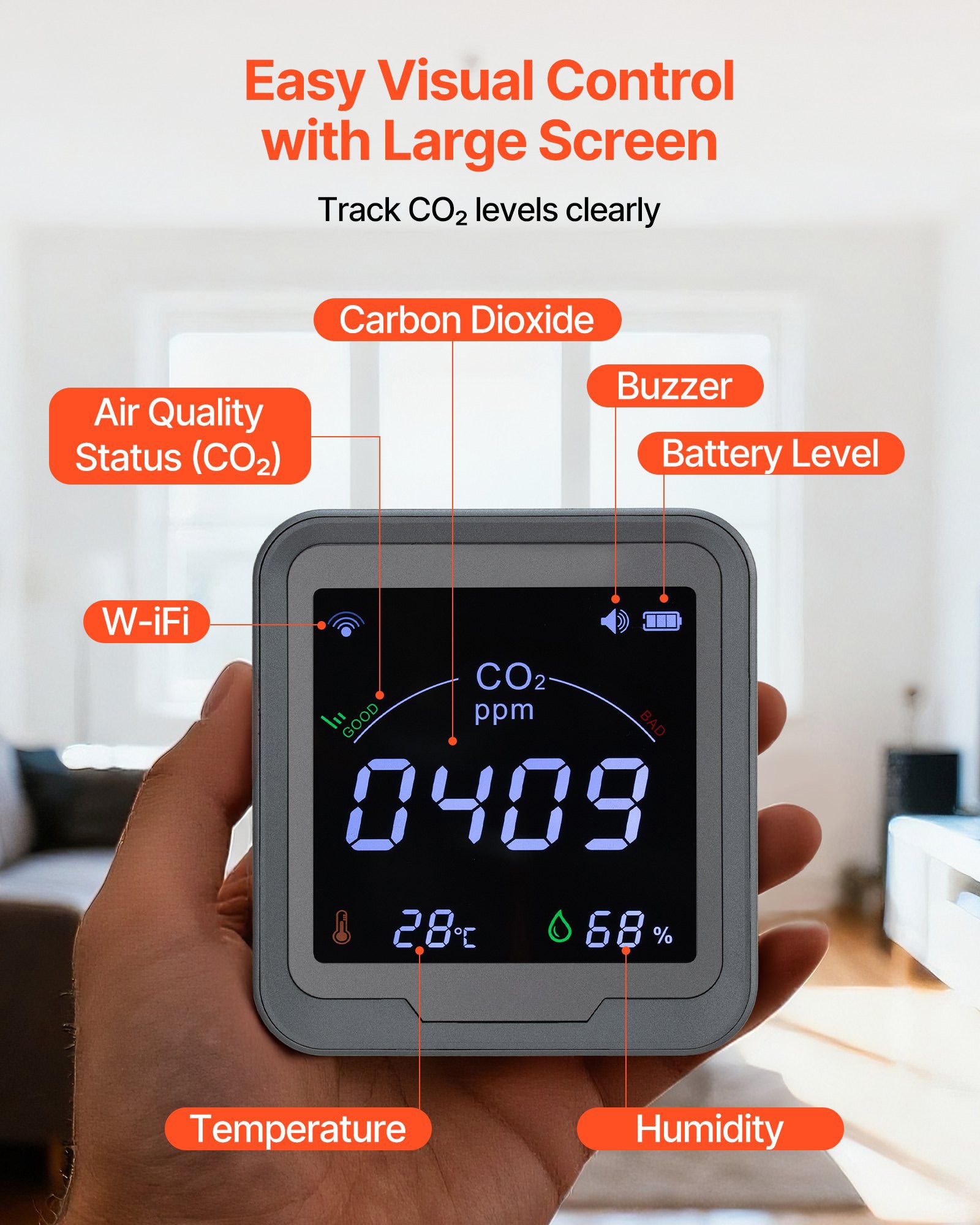 Mecale YAS-OTPPZF Air-Quality-Monitors - View #3