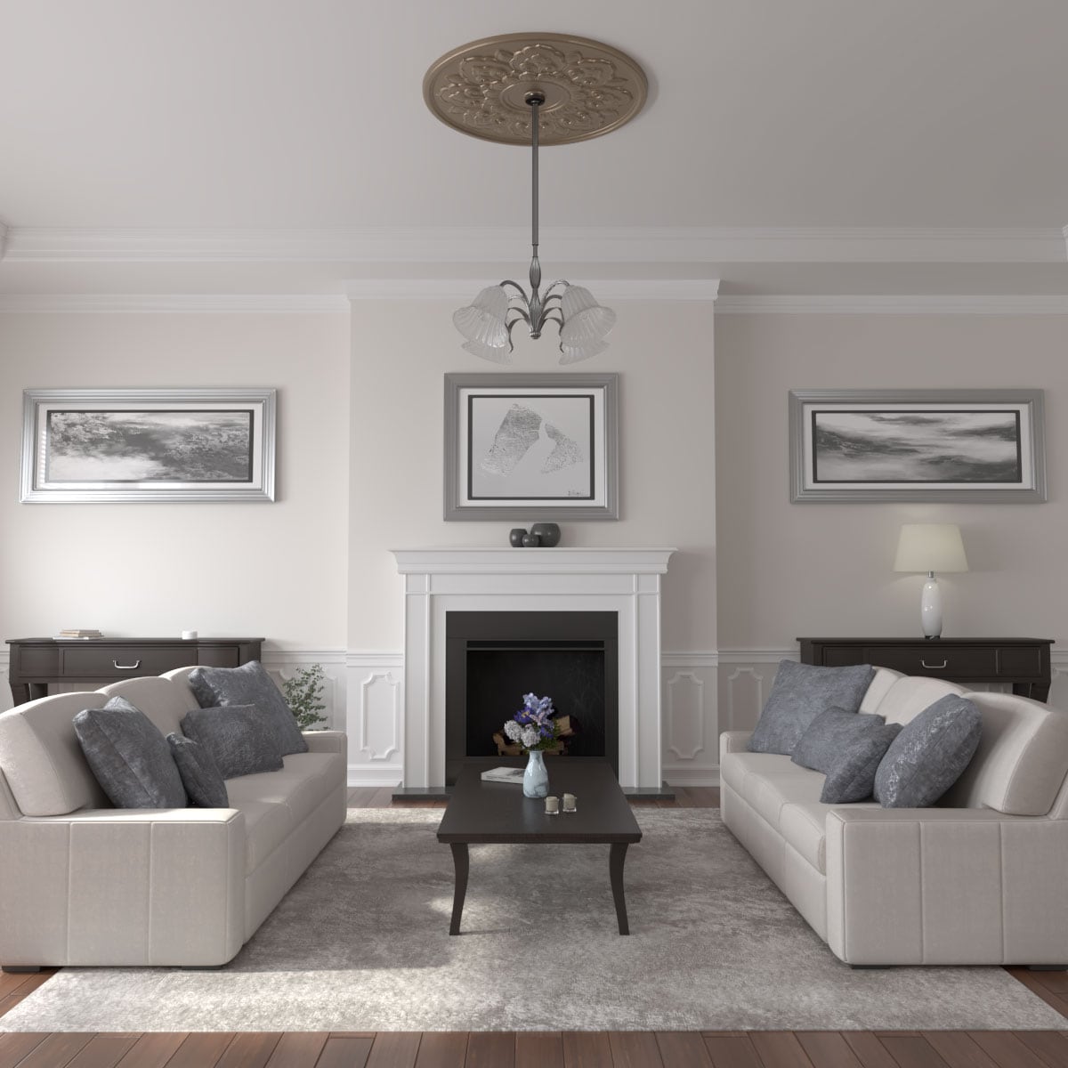 Ekena Millwork CM50LOWSS Ceiling-Medallions - View #4