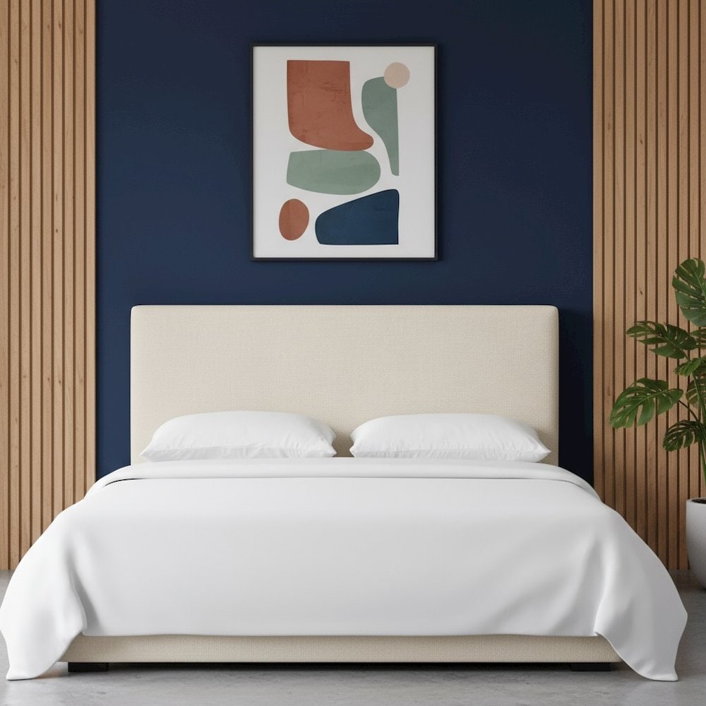 FurniFact BO3325664WHT Upholstered-Headboards - View #3