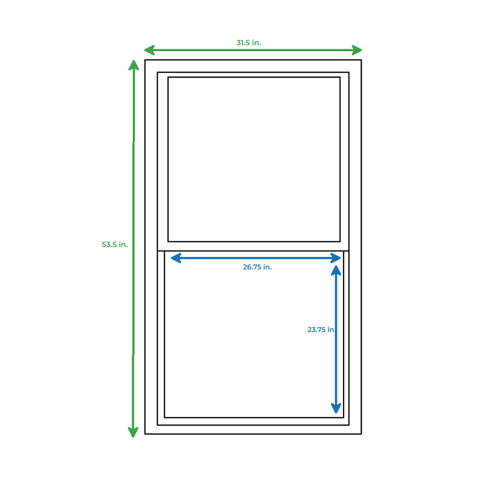 RELIABILT 719801240644130SH Single-Hung-Windows - View #6