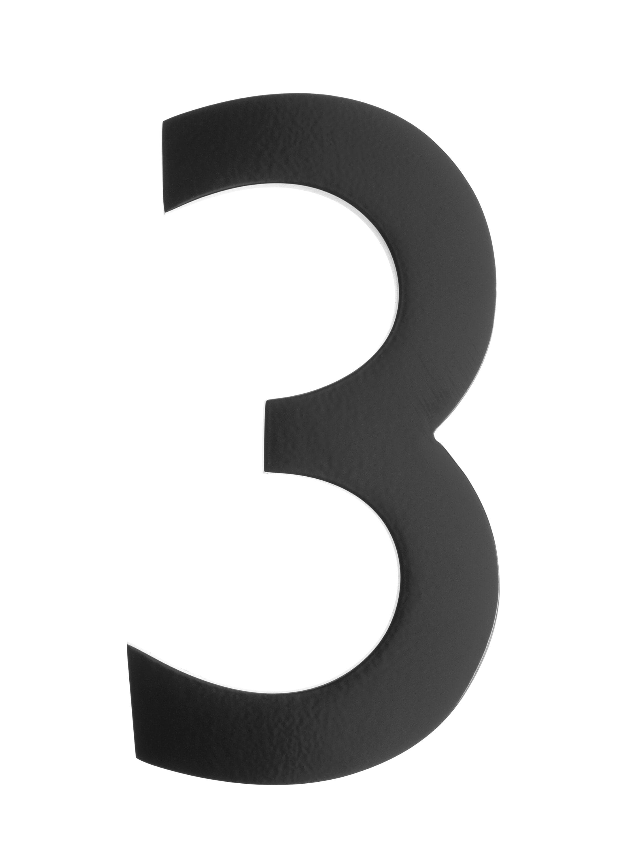 Architectural Mailboxes 3585B-3 5-in Black Number 3