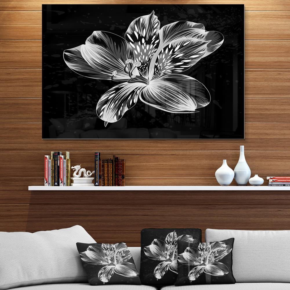 Designart 30-in H X 40-in W Floral Metal Print At Lowes.com