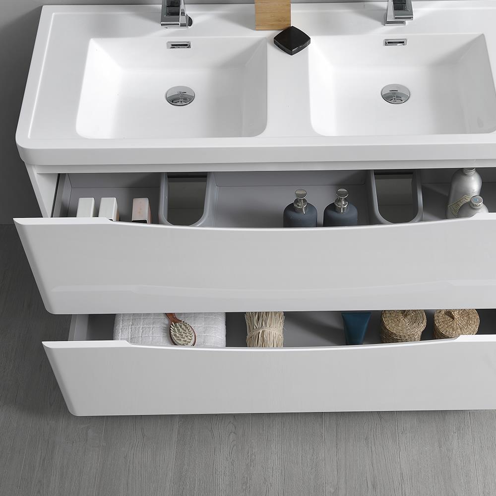 Fresca FCB9148WH-D-I Bath-Vanity-Combo - View #12