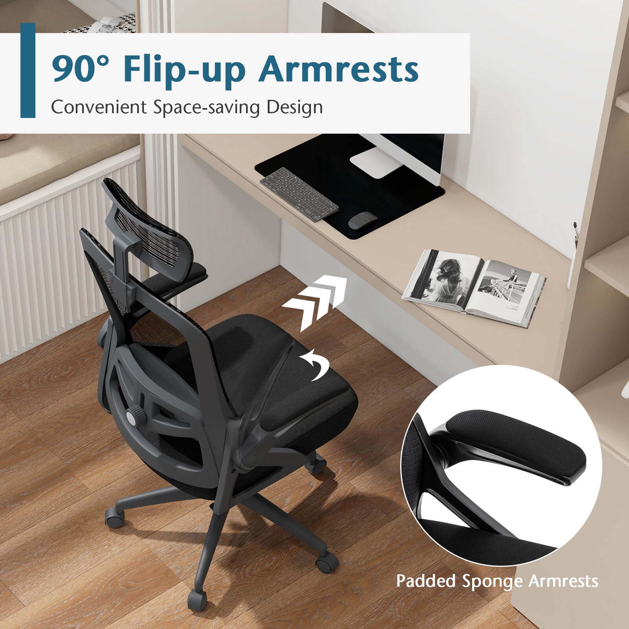 Costway HCST02082 Office-Chairs - View #5