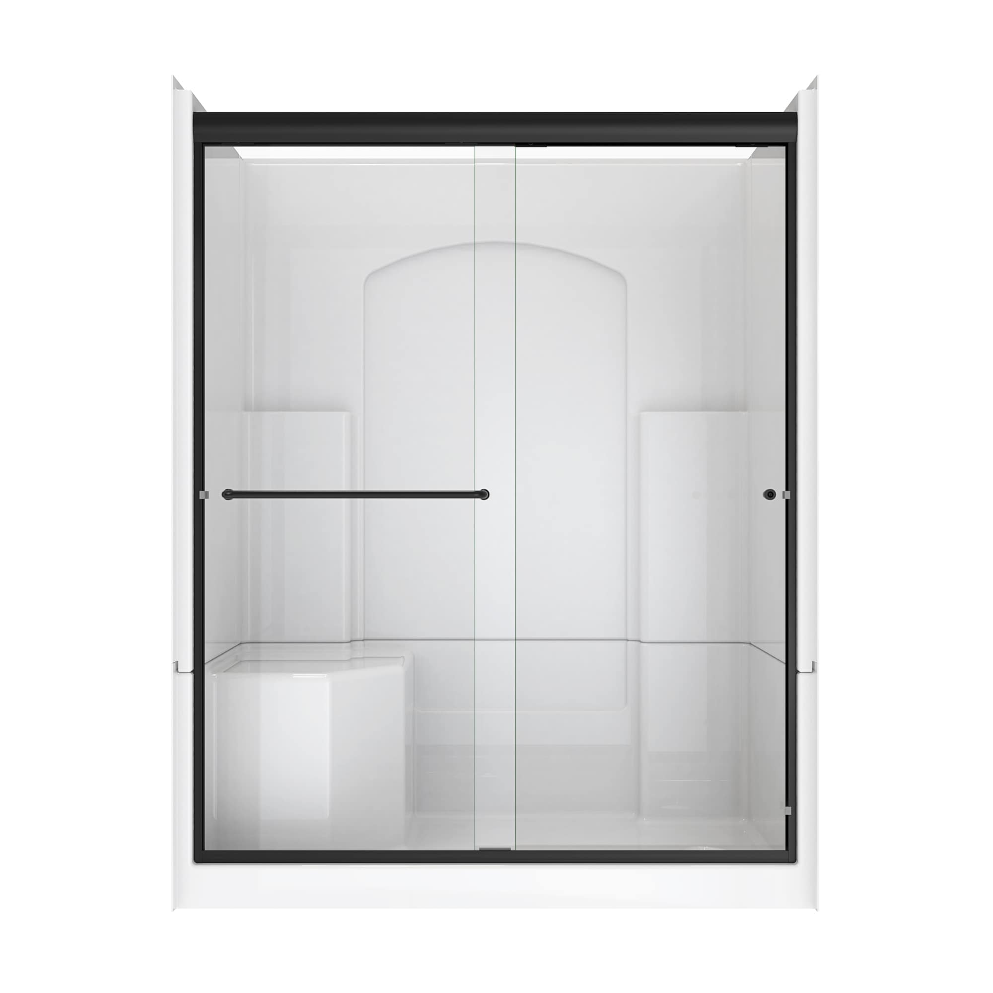 Laurel Mountain L3260SH1S4PLWM3 Alcove-Shower-Kit - View #2