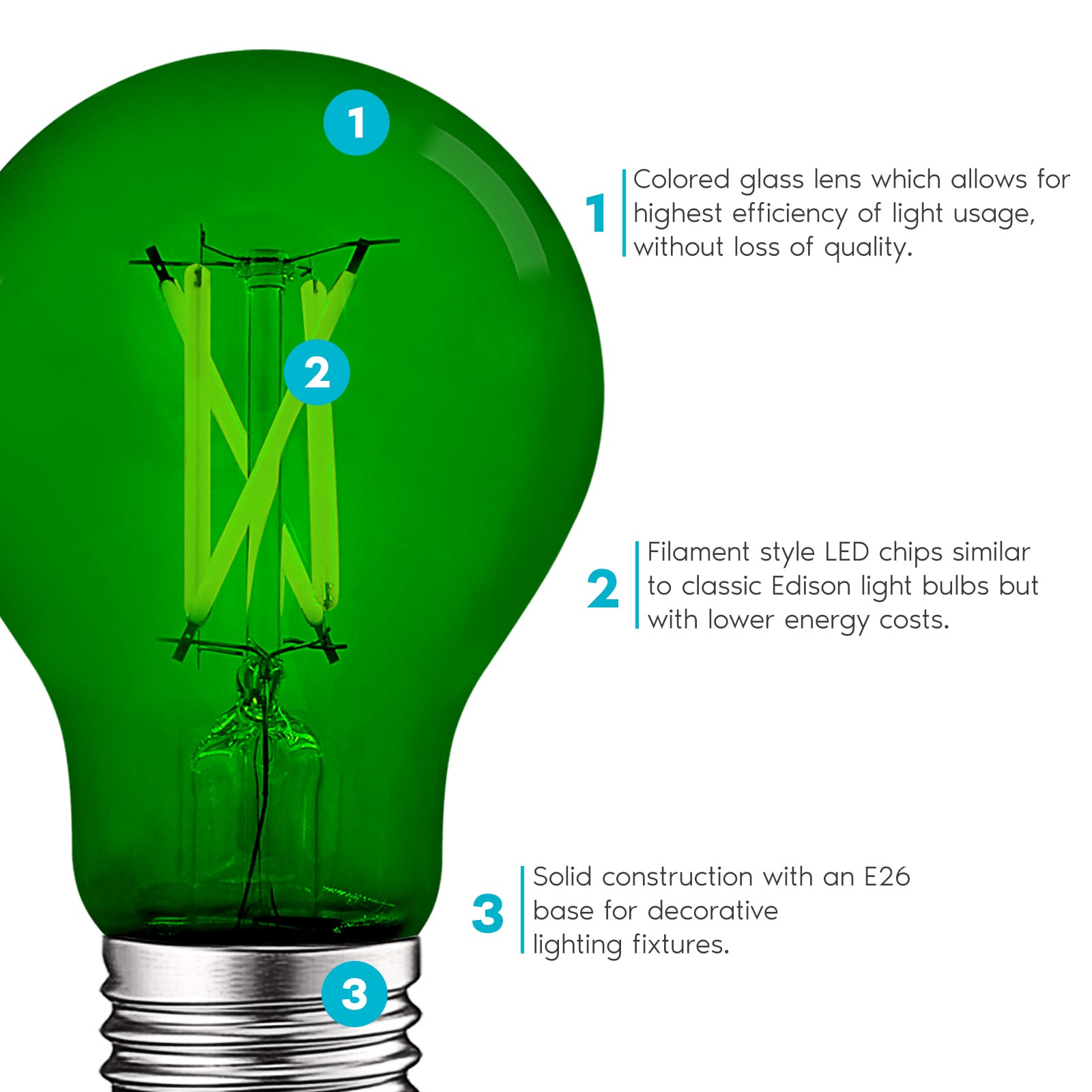 Luxrite 60 Watt Equivalent A19 E26/Medium (Standard) Dimmable 4000K LED  Bulb