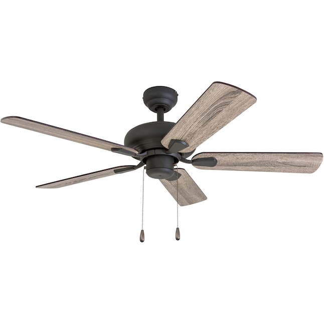 Prominence Home Walnut Creek 42 In Aged Bronze Indoor Downrod Or Flush Mount Ceiling Fan Light Kit Compatible 5 Blade The Fans Department At Lowes Com