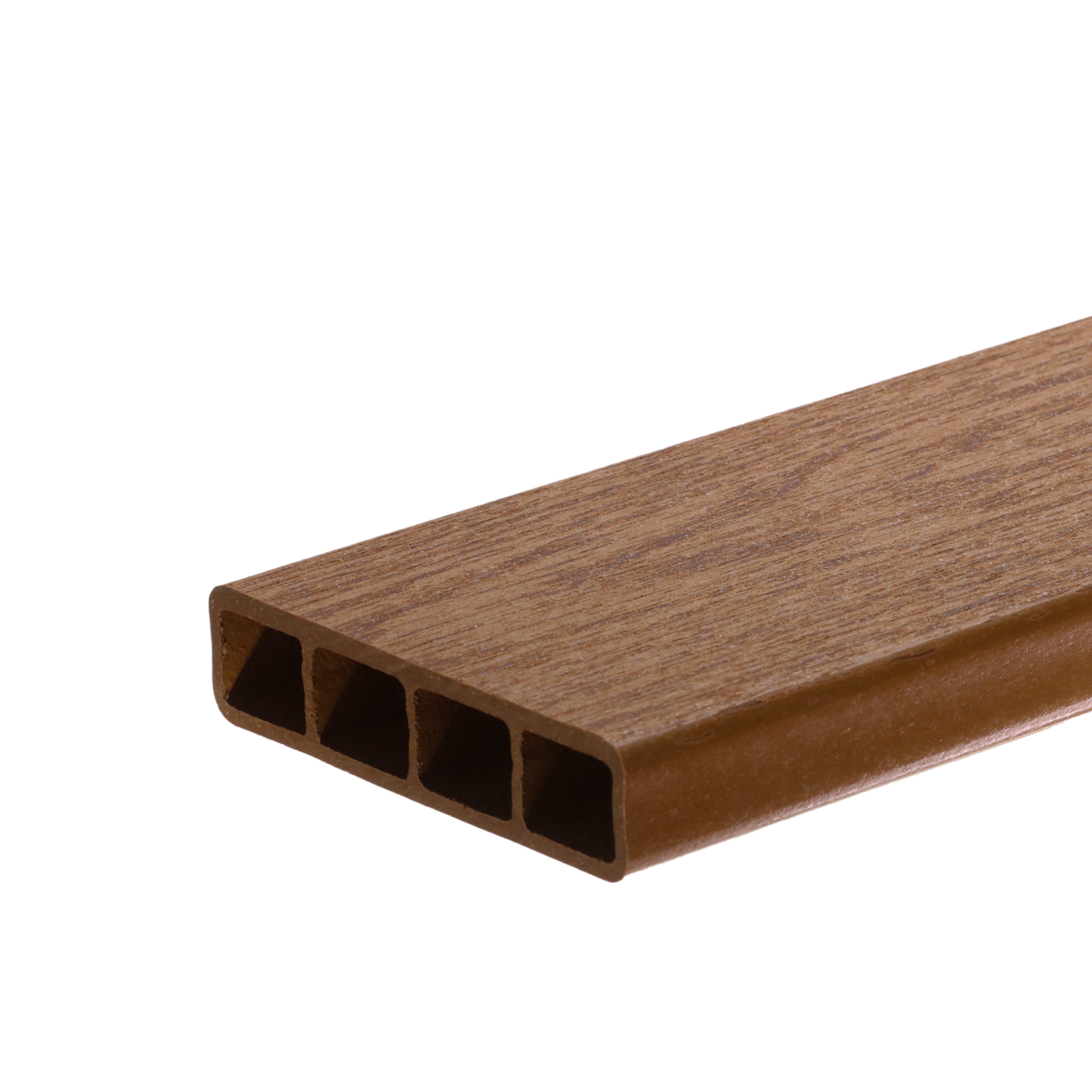 DuxxBak I.Dekk HD 5.25-in Rustic Red Composite Deck Board (Sample) #SAMP-IDHD-SE-RUSTICR