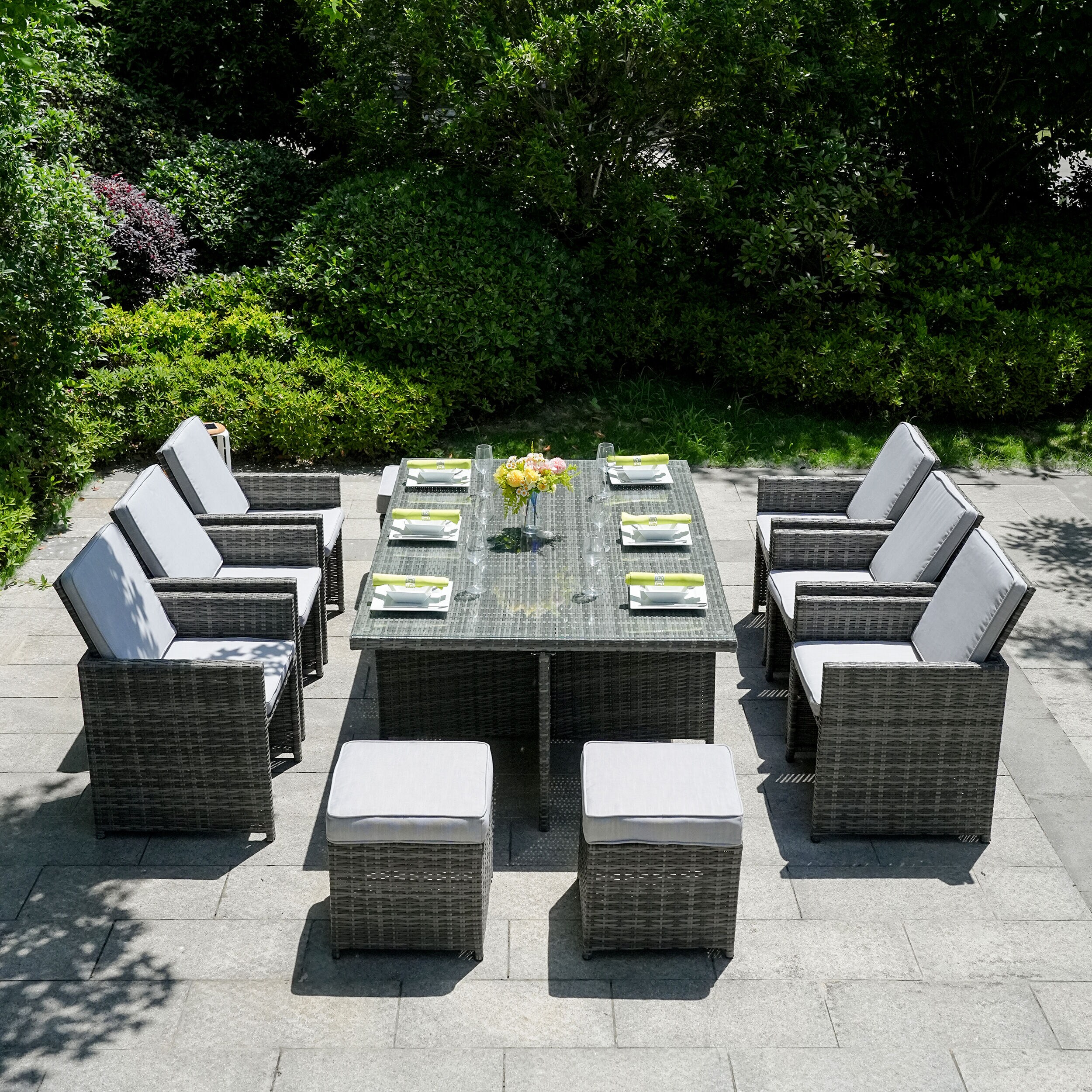 Moda Furnishings CMAD-3234-GR Patio-Dining-Sets - View #2