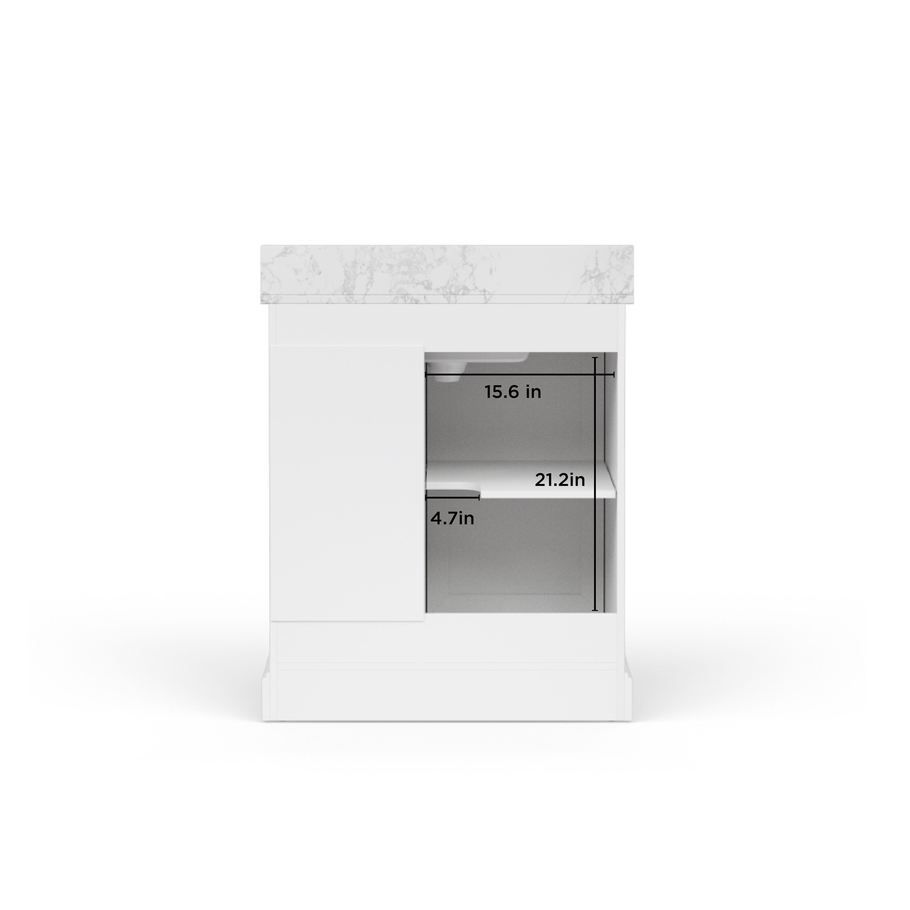 allen + roth LWS30TSVW Bath-Vanity-Combo - View #12