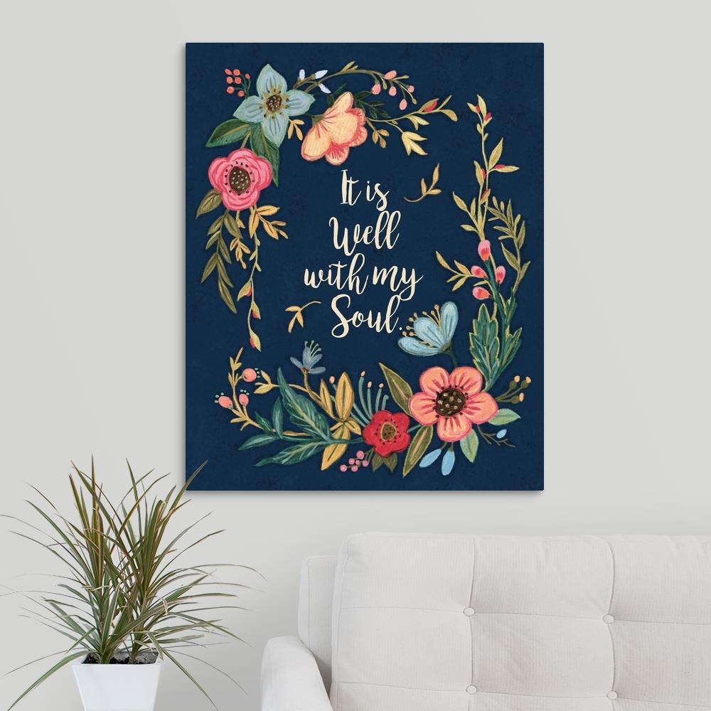 GreatBigCanvas Well with my Soul by Susan Win 30-in H x 24-in W ...