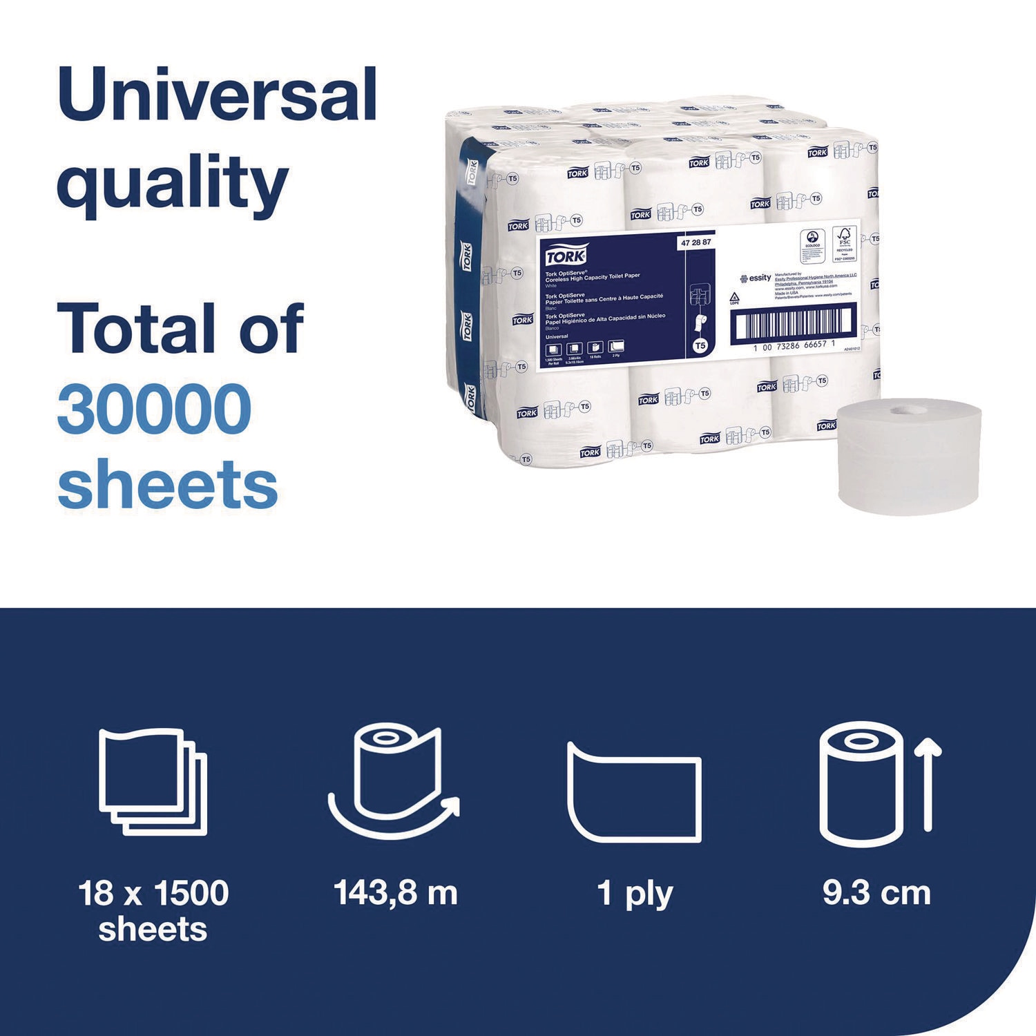 TORK ESNTRK472887 Toilet-Paper - View #2