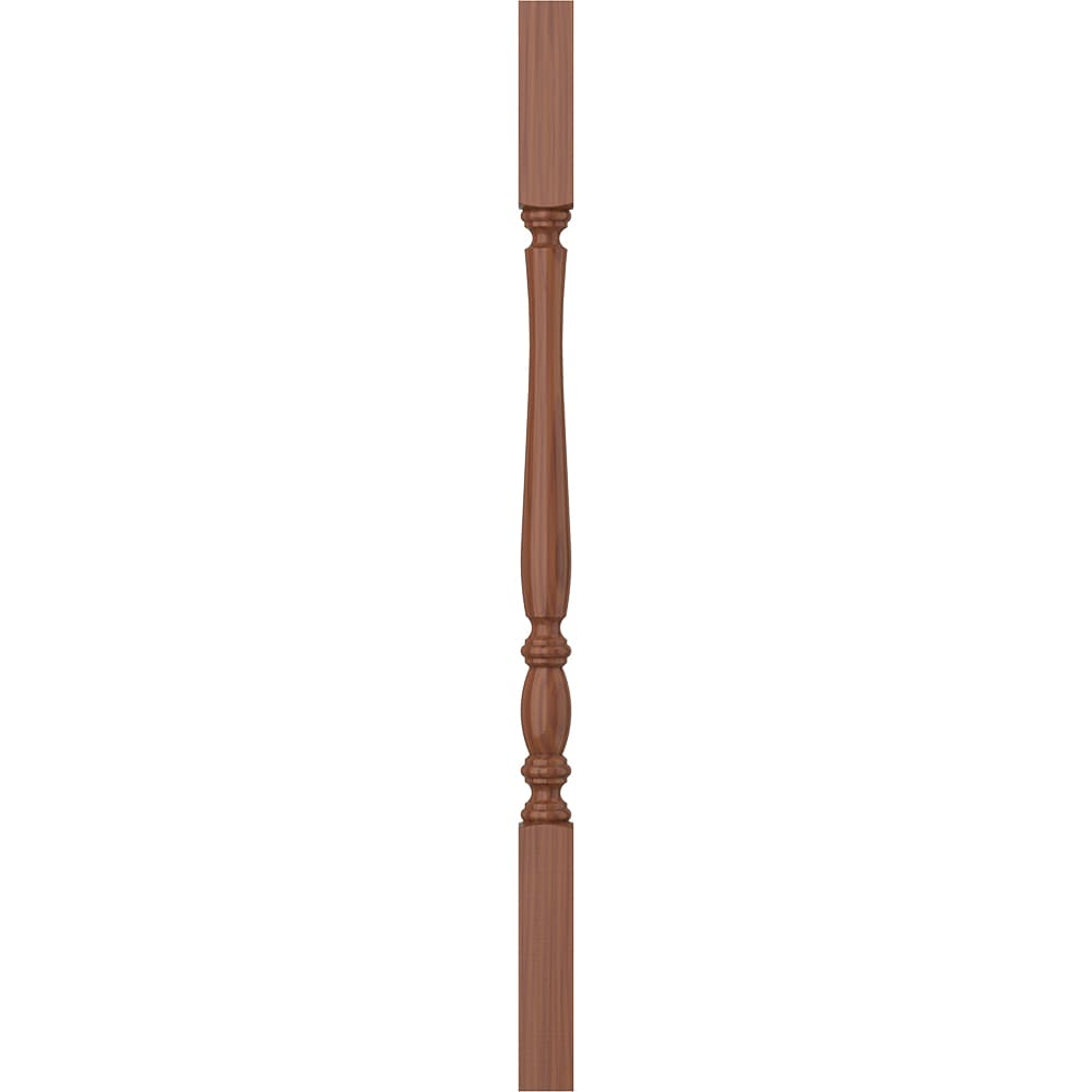 L.J. Smith Stair Systems LJP-2105-C 34 34-in x 1.75-in Unfinished Cherry Square Top Stair Baluster