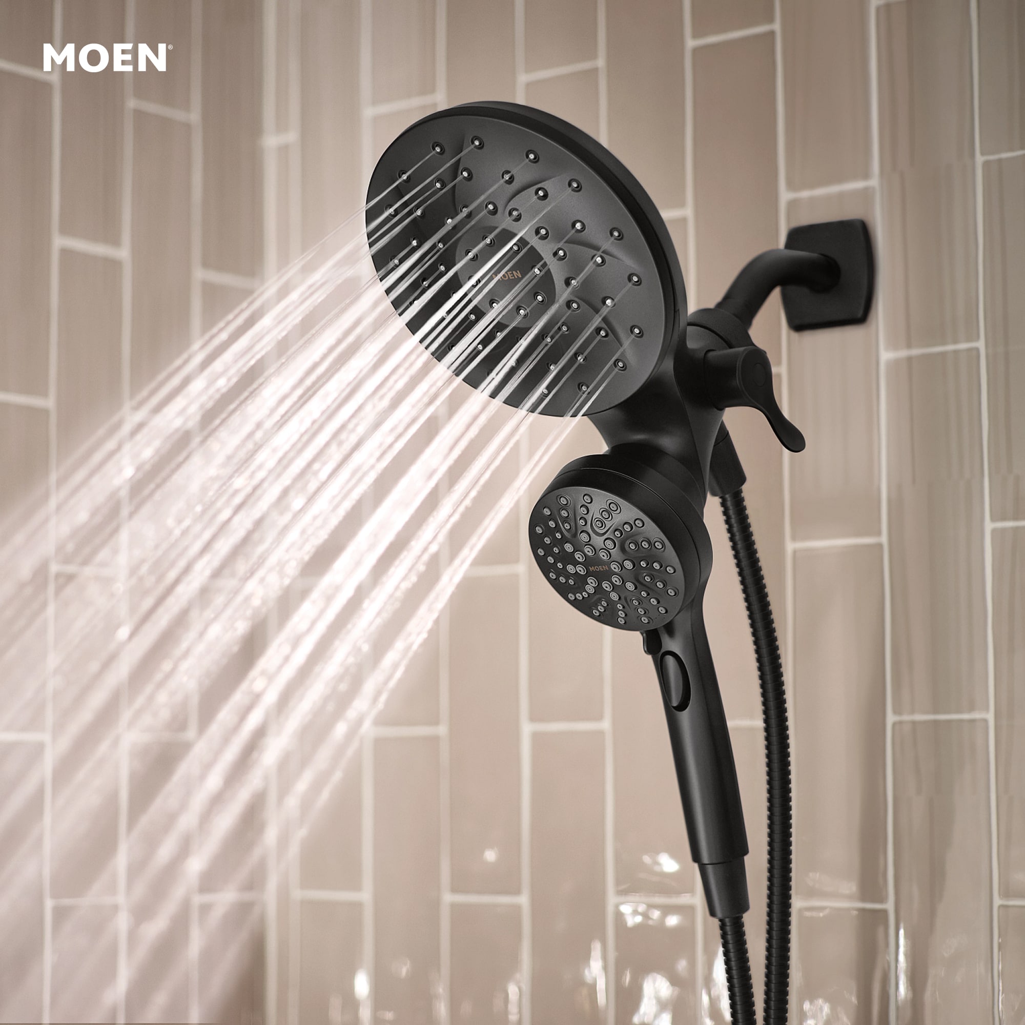 Moen 26013BL Fixed-Showerhead - View #3