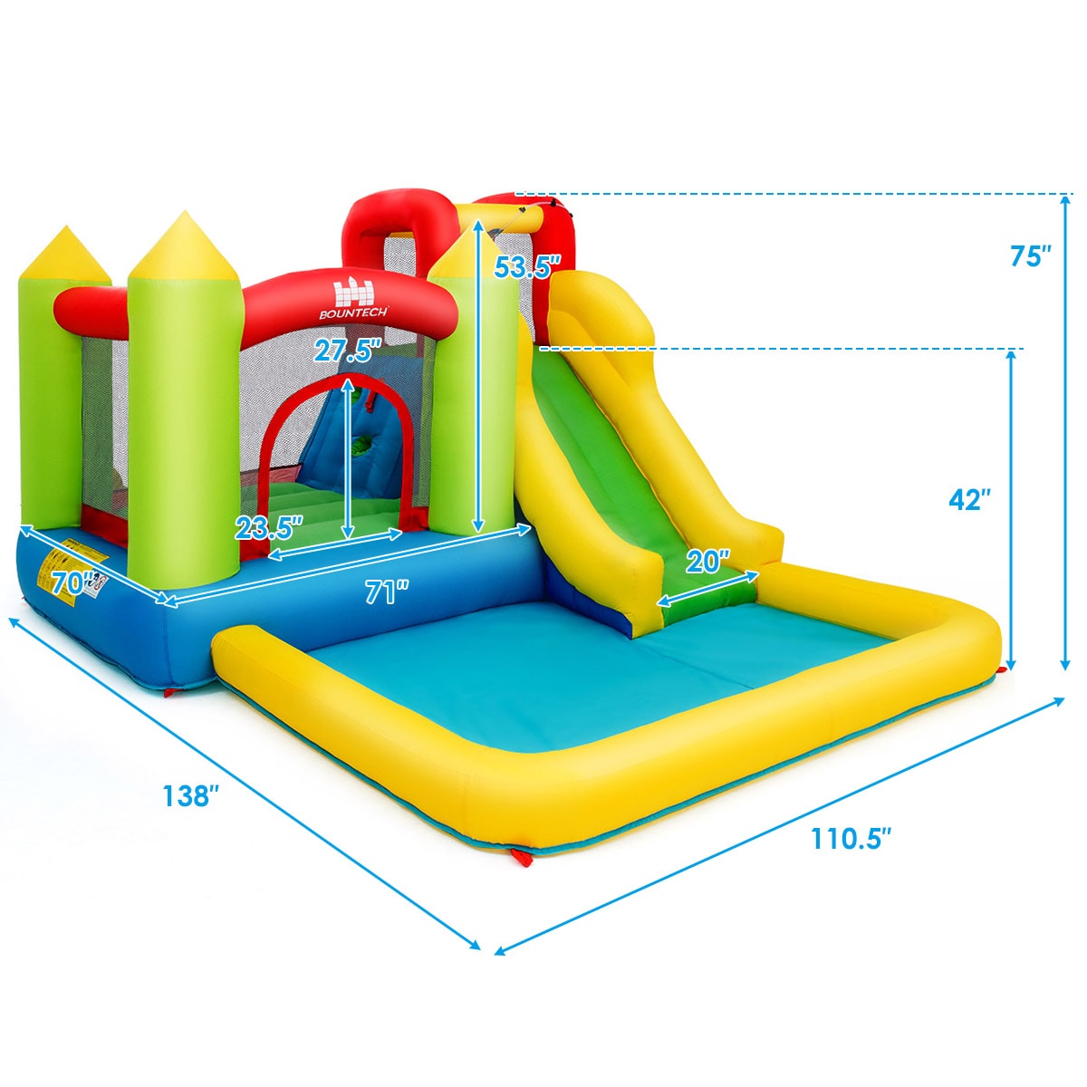 Costway CSHY007030 Bounce-Houses - View #3