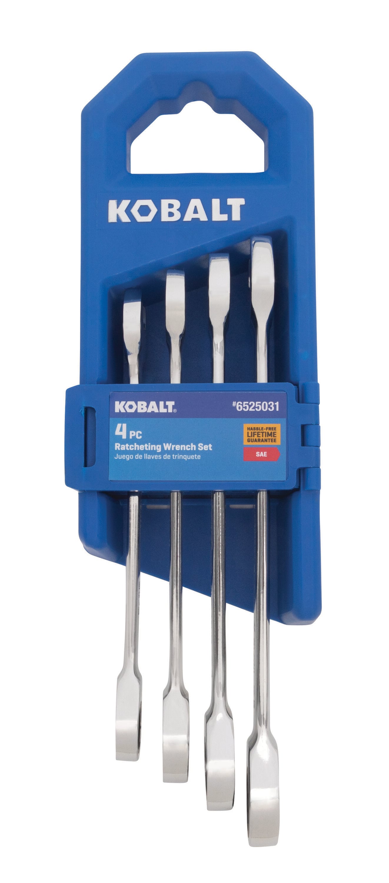 Kobalt 53438 4 -Piece Set Standard (SAE) Ratchet Wrench