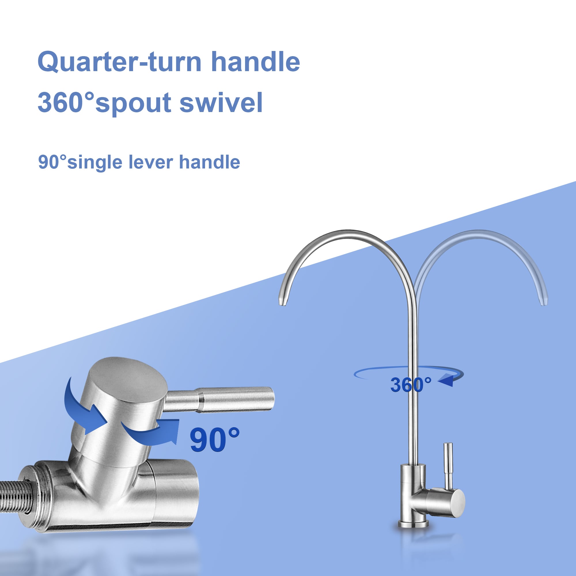 EVERSTEIN Q-876-OTOP Kitchen-Faucets - View #4