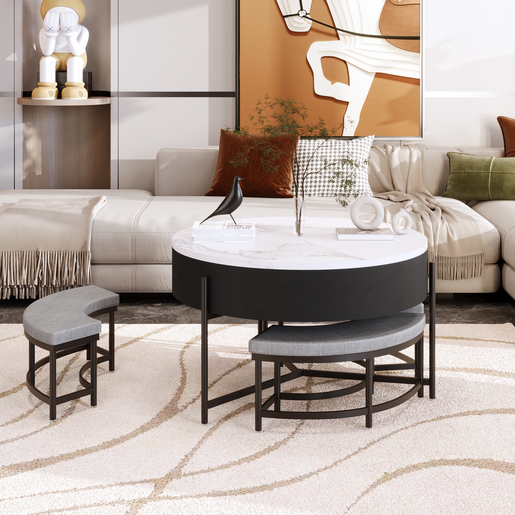 ModernLuxe L3P-CH265770AAB Coffee-Tables - View #2