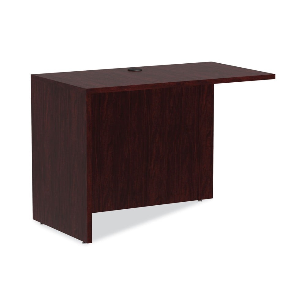 Alera ALEVA354224MY Valencia Series Reversible Return/Bridge Shell - Mahogany Finish, 42" x 23.625" x 29.5"