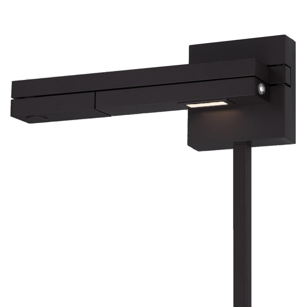 dweLED BL-1021L-BK Flip 4.5-in W 1 -Light Multiple finishes Black Integrated LED Wall Sconce