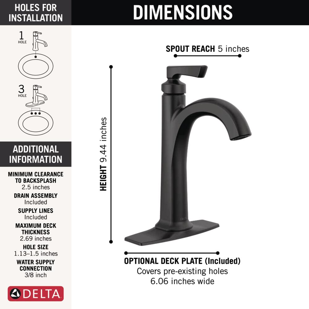 Delta 15892LF-BL Lavatory-Faucets - View #5