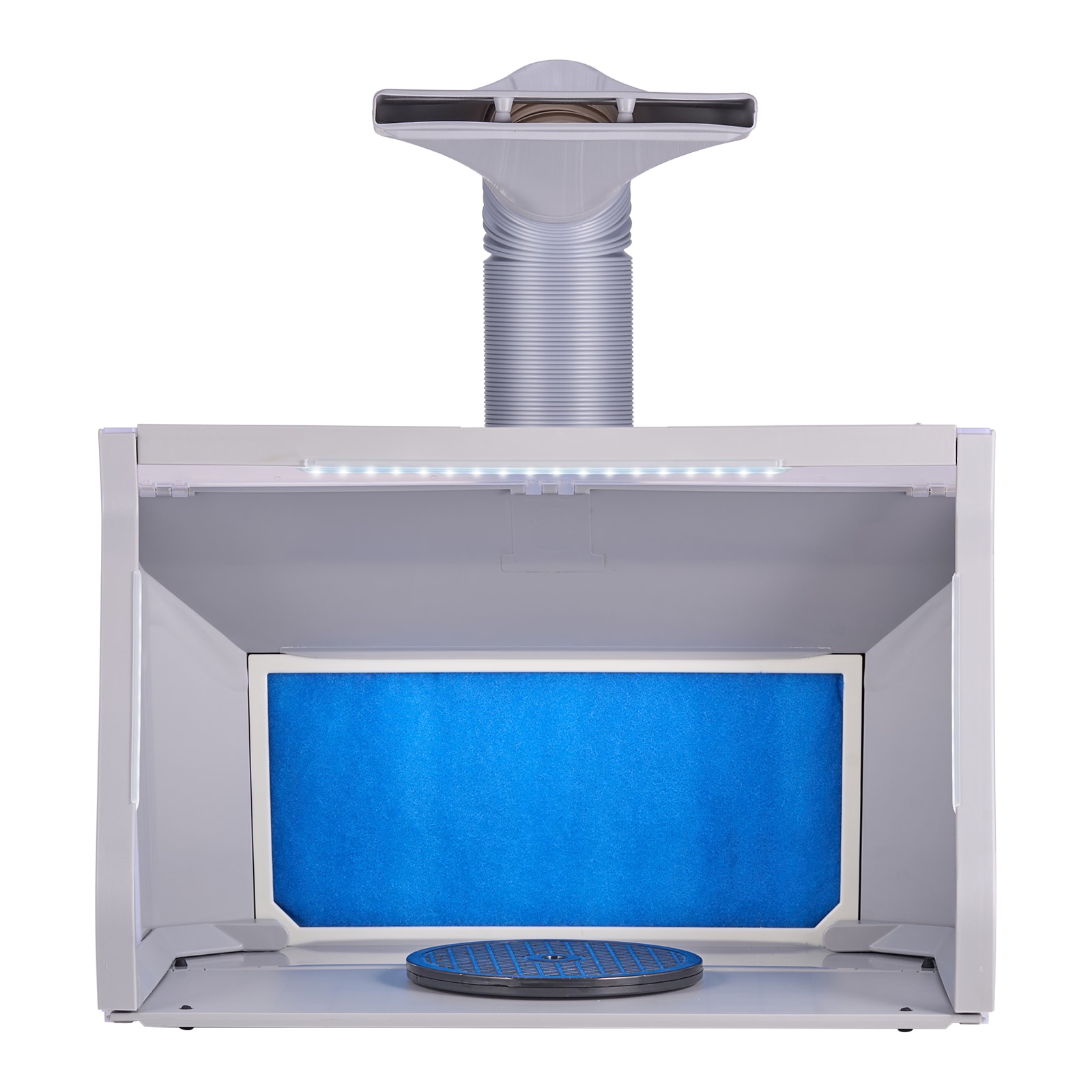 VEVOR SCPBSPQF563304452V1 14.1-in x 22-in 3 LED Strips Airbrush Spray Booth Blending Inflatable paint booth