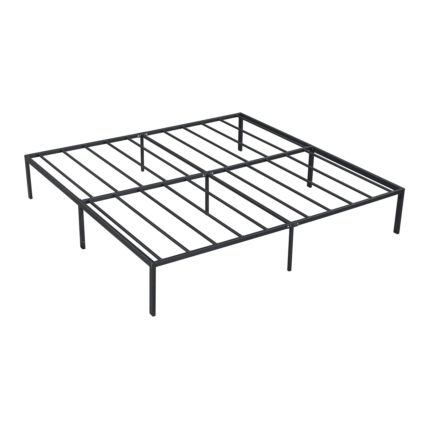 Sumyeg WF-HYSN-65970CF-L King Size Metal Bed Frame Black King Metal Bed frame Bed