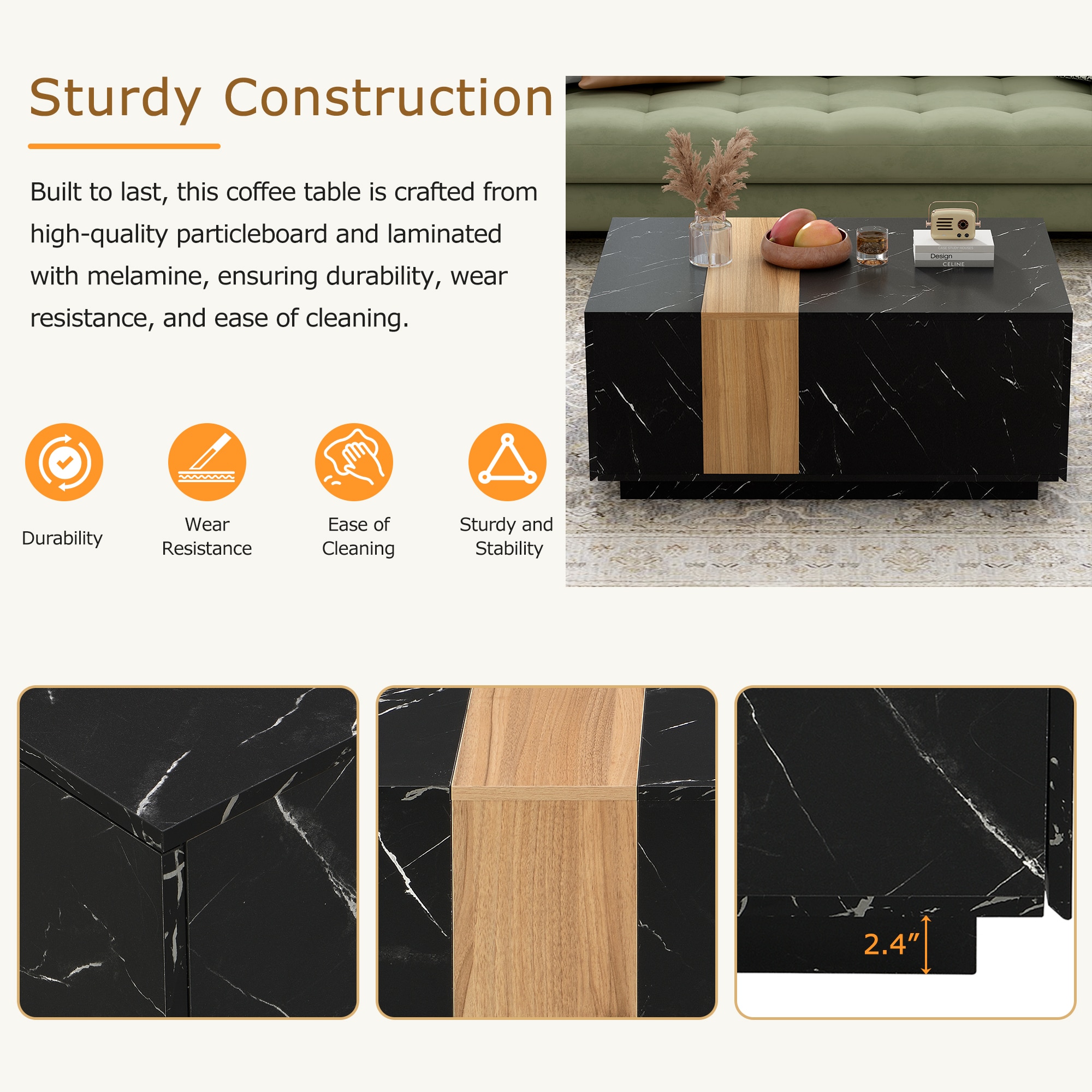Miki Shinly MI-9AAB-105OT Coffee-Tables - View #5