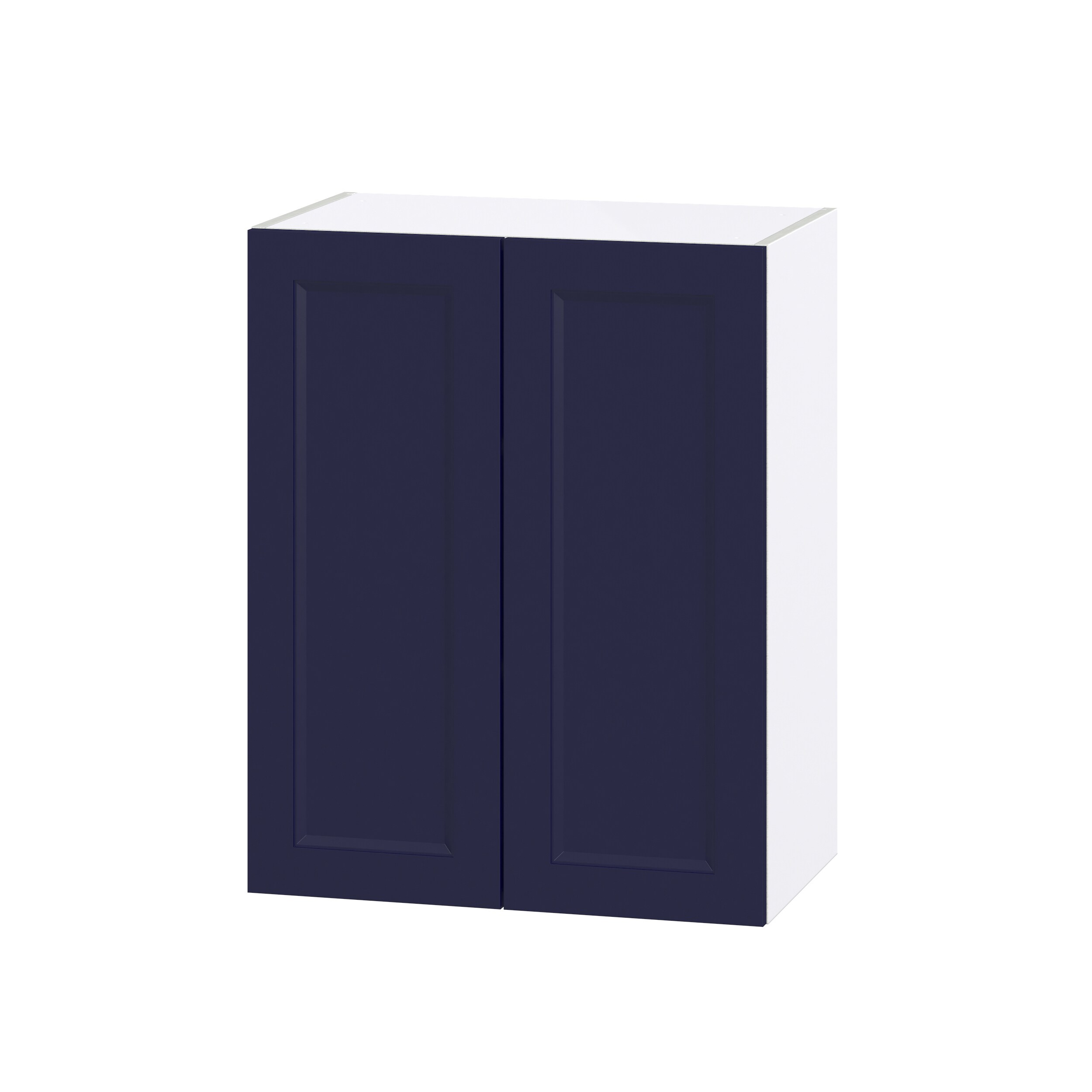 Hugo&Borg DSW2430-2-LO Lorette 24-in W x 30-in H x 14-in D Navy Blue Wall Fully assembled Cabinet (Recessed Panel Shaker)