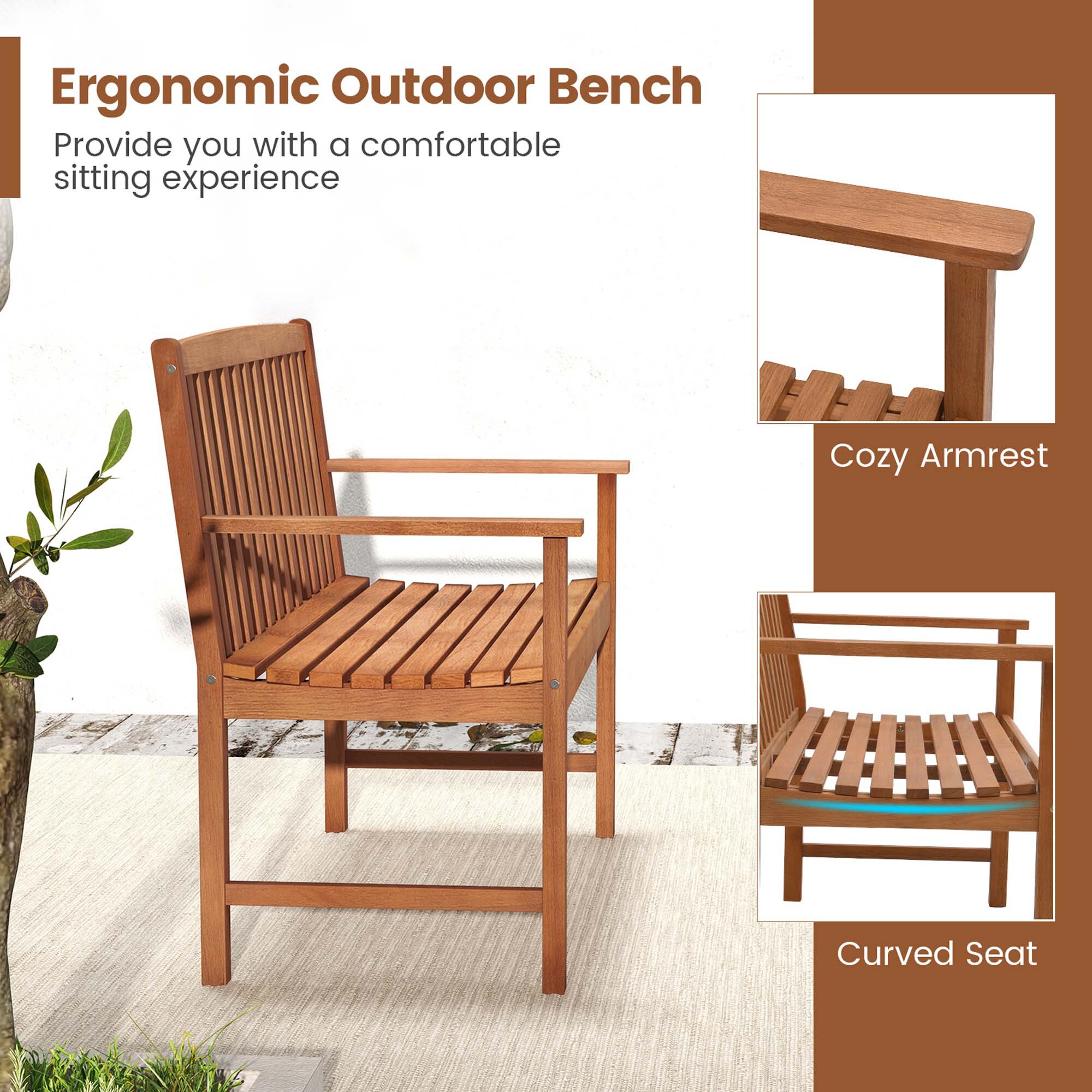 Costway LWS00067 benches - View #5