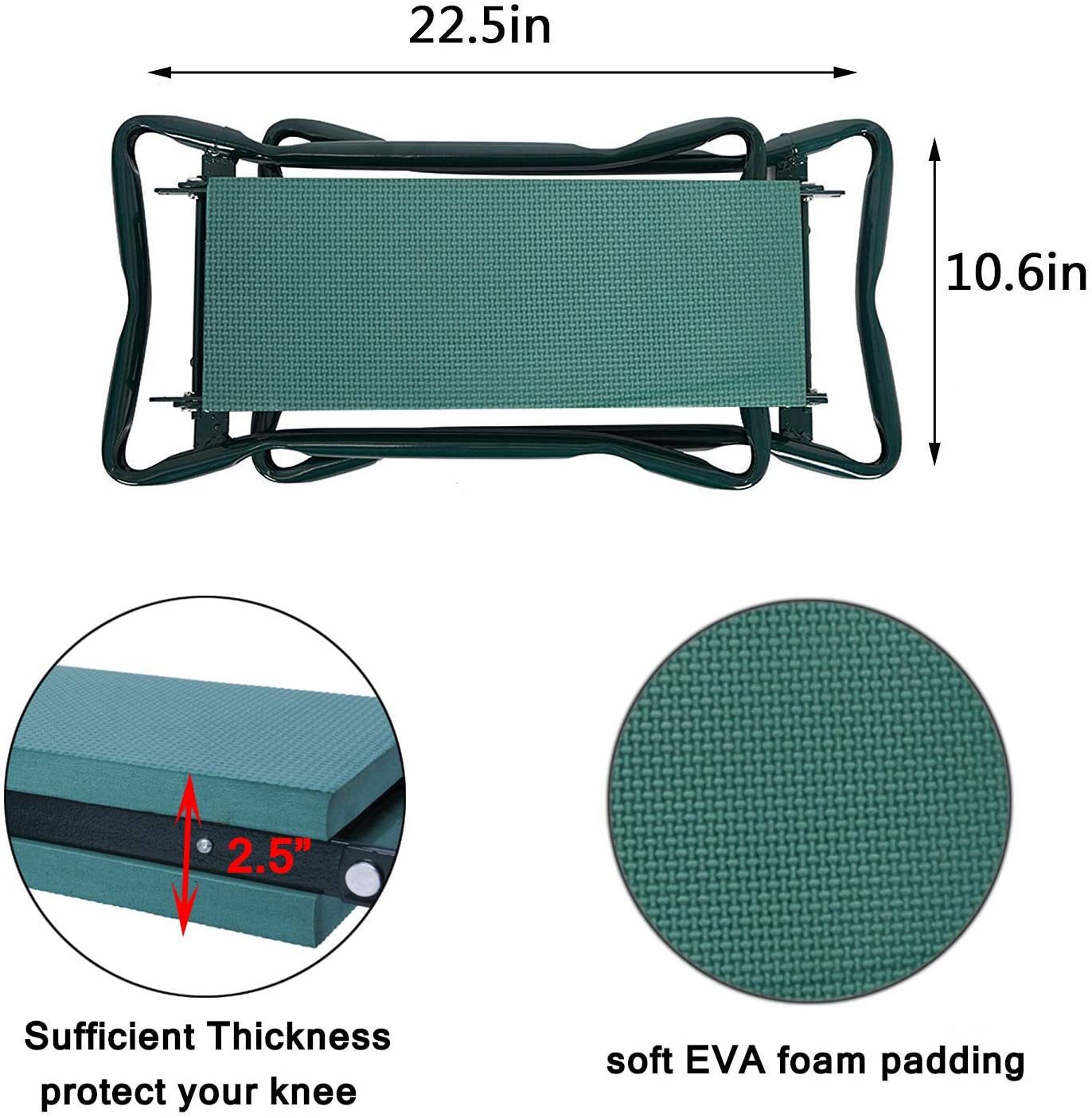 Kahomvis BOS-CYD0-TB4V Garden-Stools - View #3