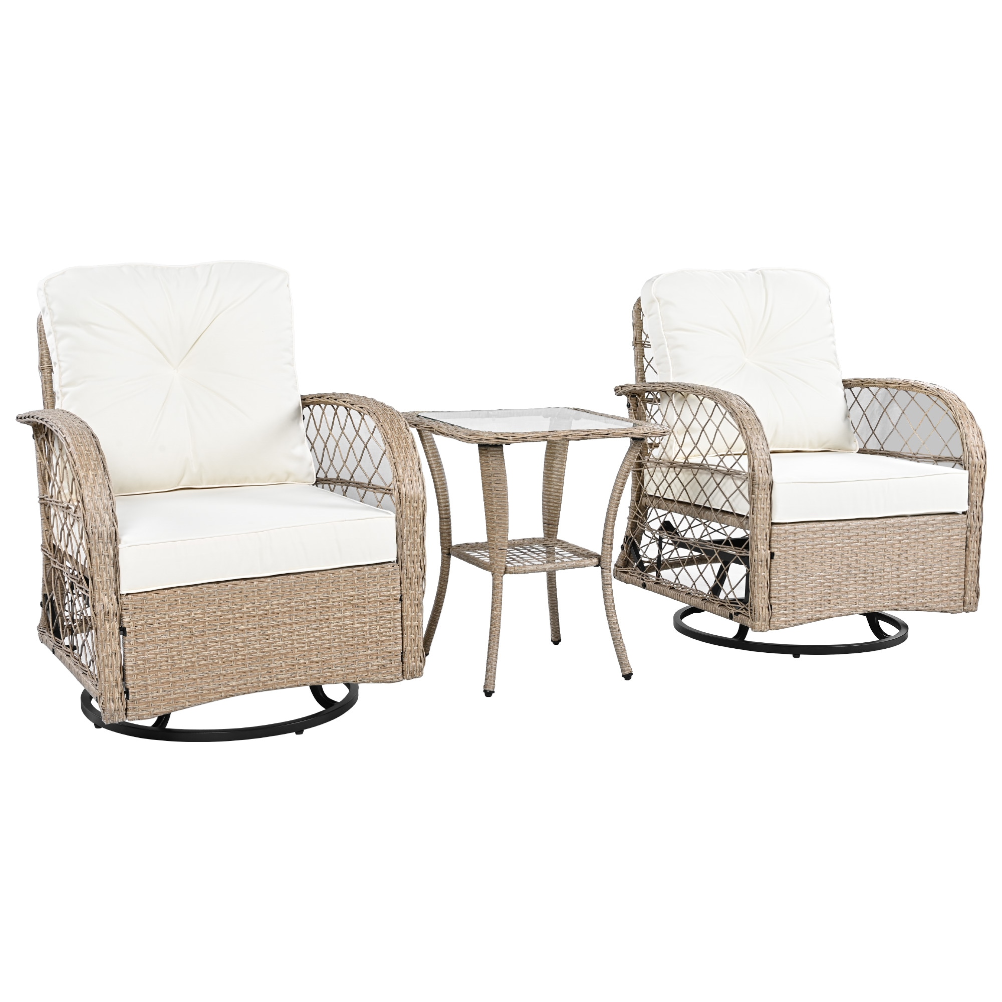 Oizaye ZWG-W182840 Patio-Conversation-Sets - View #2