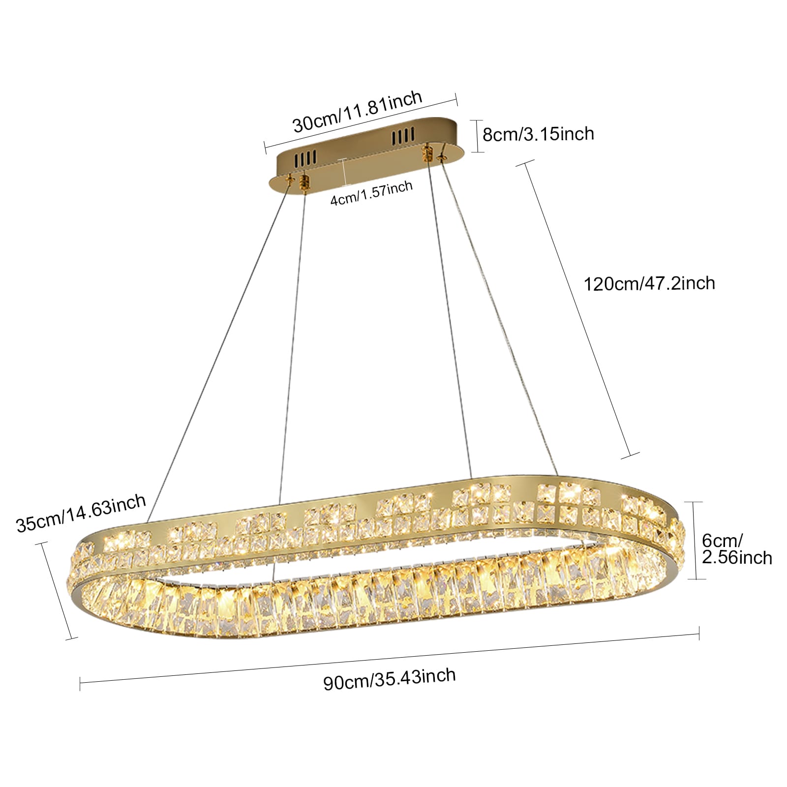 Oukaning HG-HCXLST-3647-US Pendant-Lights - View #5