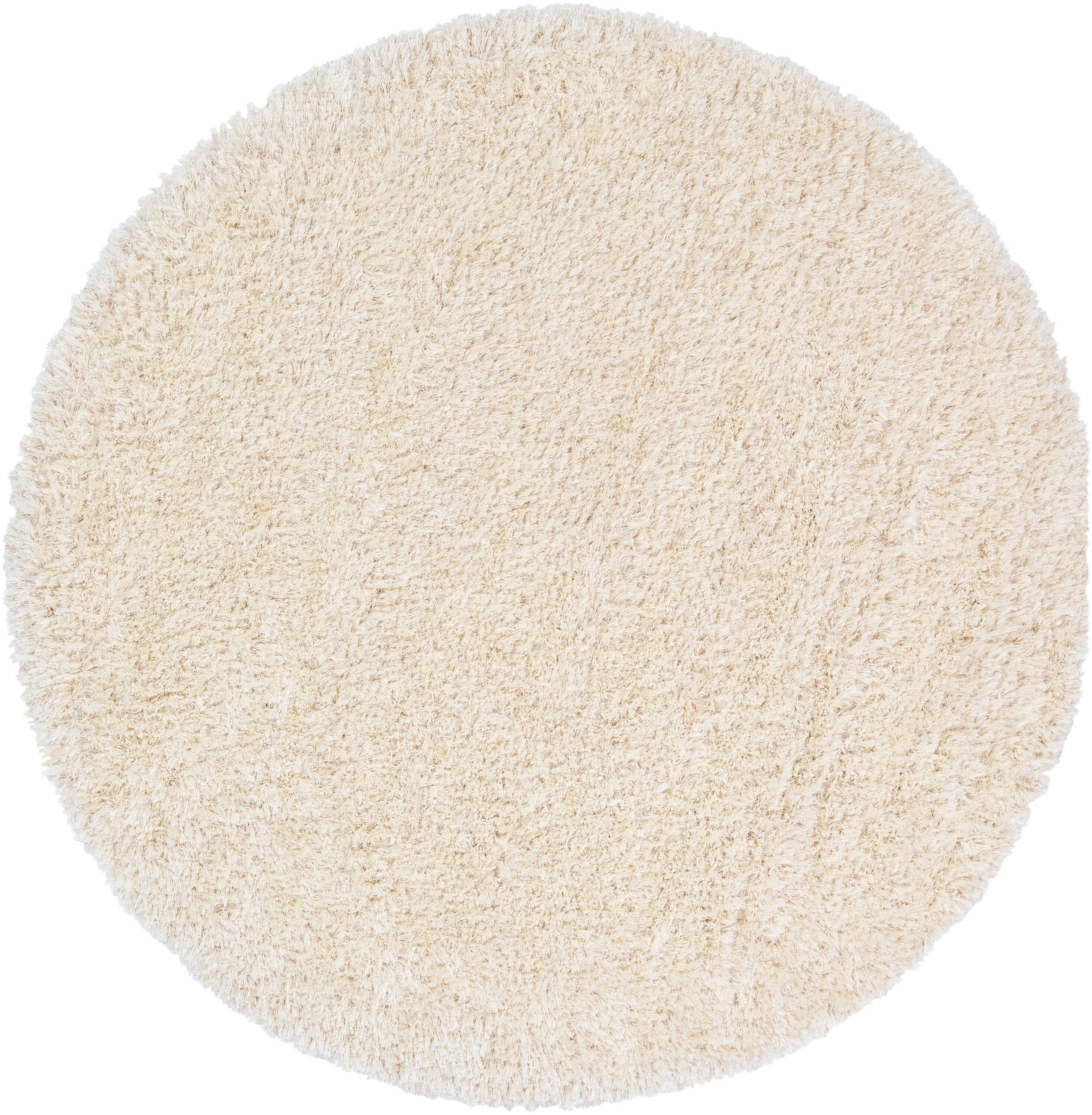 Surya RHA1001-710RD Rhapsody 8 X 8 Cream Round Indoor Solid Bohemian/Eclectic Area Rug