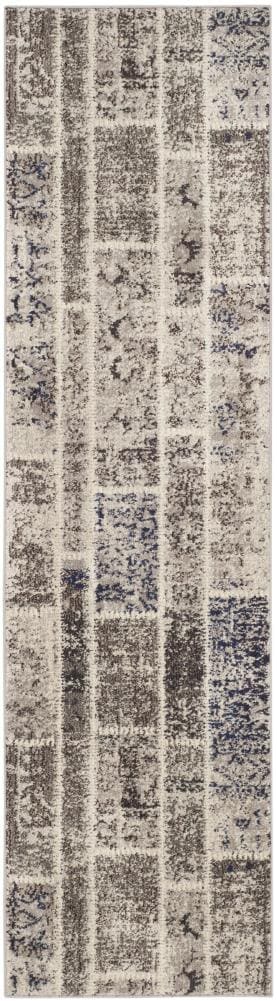 Safavieh MNC216P-28 Monaco Adum 2 x 8 (ft) Loomed Polypropylene Beige/Multi Rectangular Indoor Distressed/Overdyed Farmhouse/Cottage Runner rug