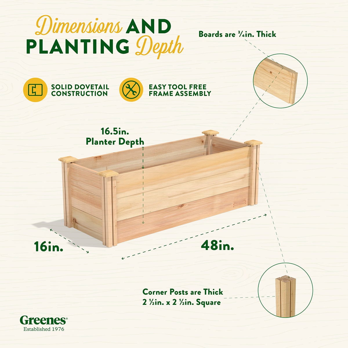 Greenes Fence RC164818P Raised-Garden-Beds - View #7