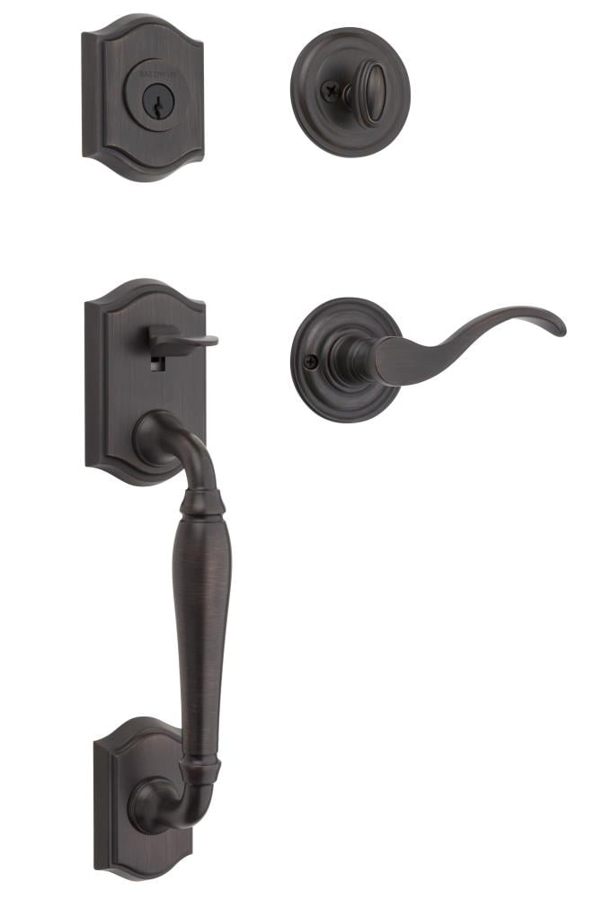 Baldwin Reserve Westcliff Venetian Bronze Single-Cylinder Deadbolt ...