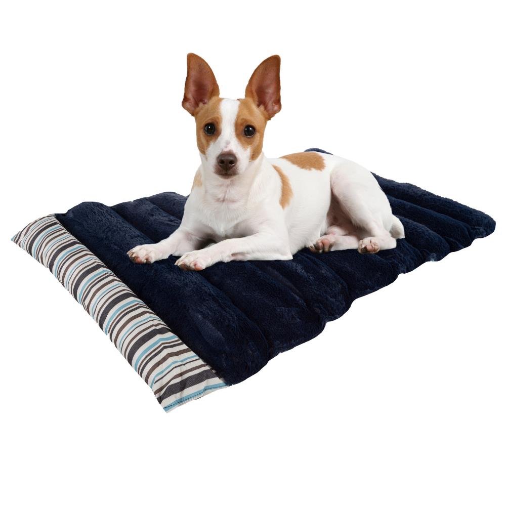 Pet Pal Blue Polyester Bed (For Medium) in the Pet Beds department at ...