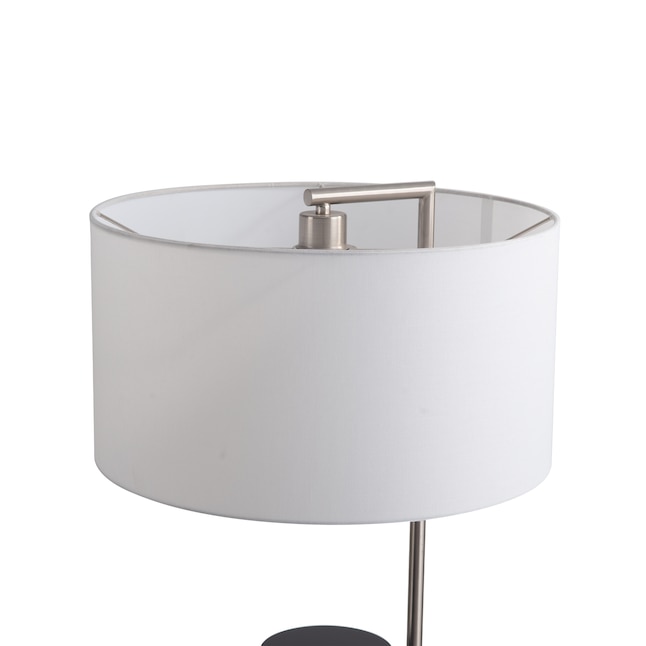 NOVA of California Palos Verdes Brushed Nickel Table Lamp with Linen ...
