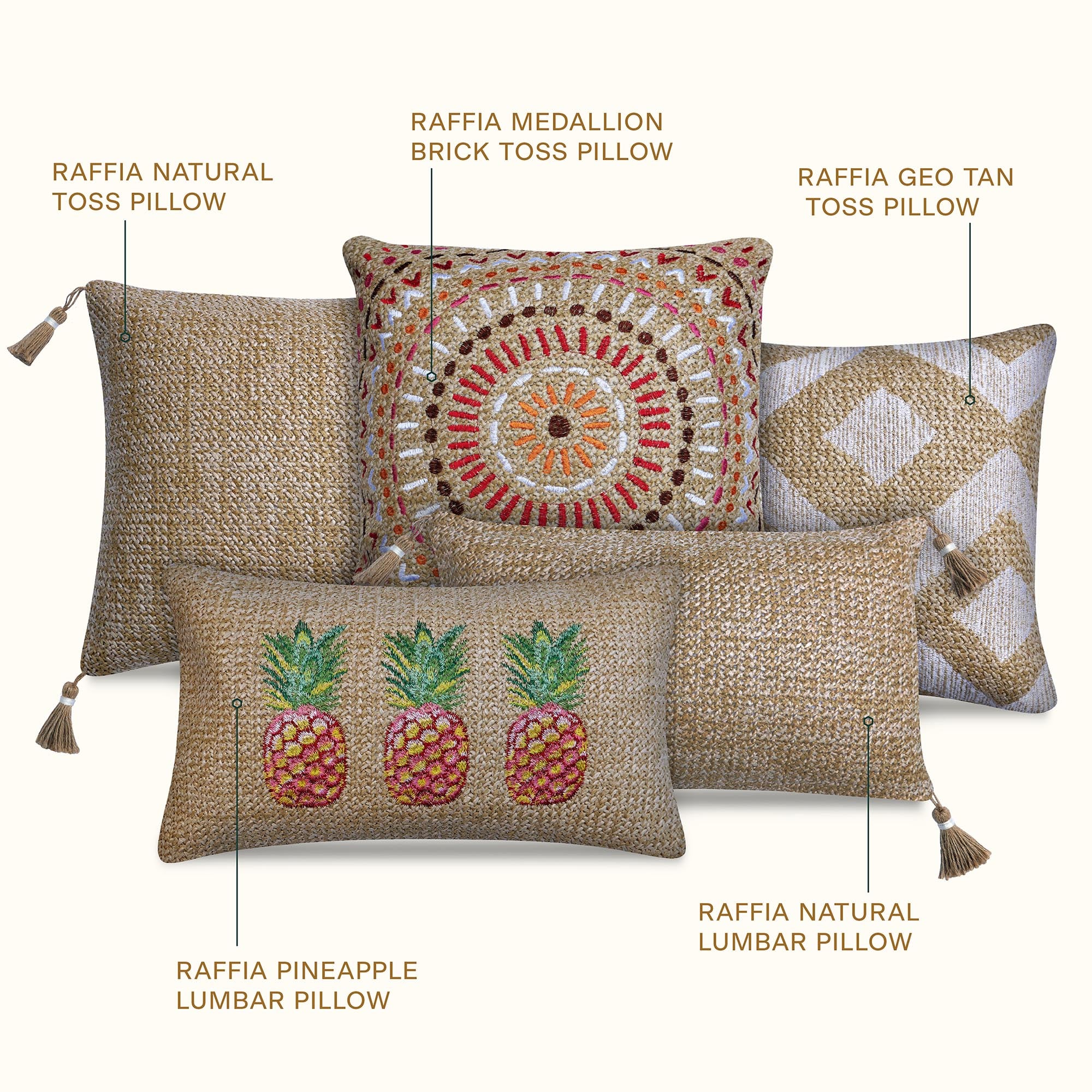 Pineapple lumbar pillow clearance