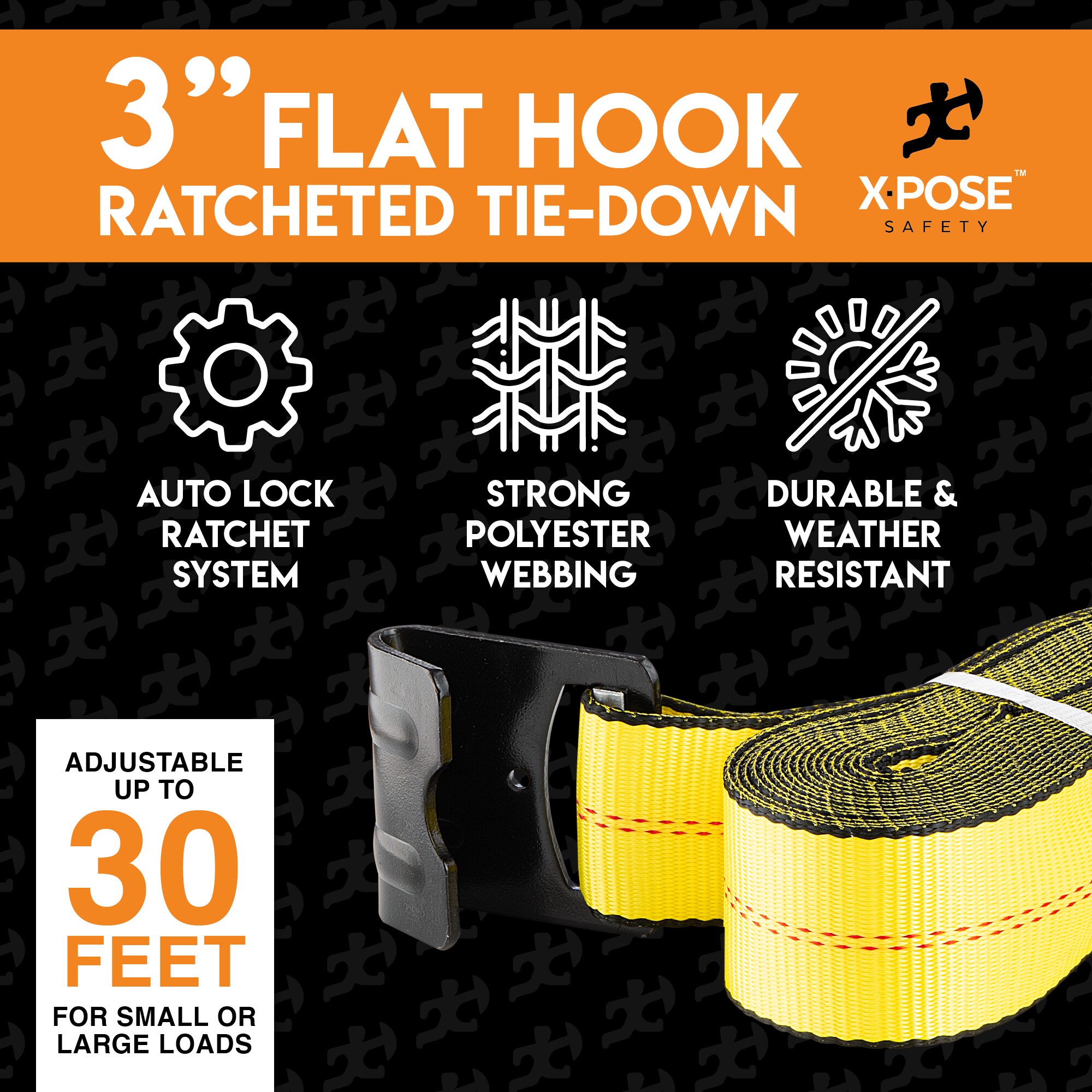 XPOSE SAFETY RTD330-FH-4-X-S ratchets - View #2