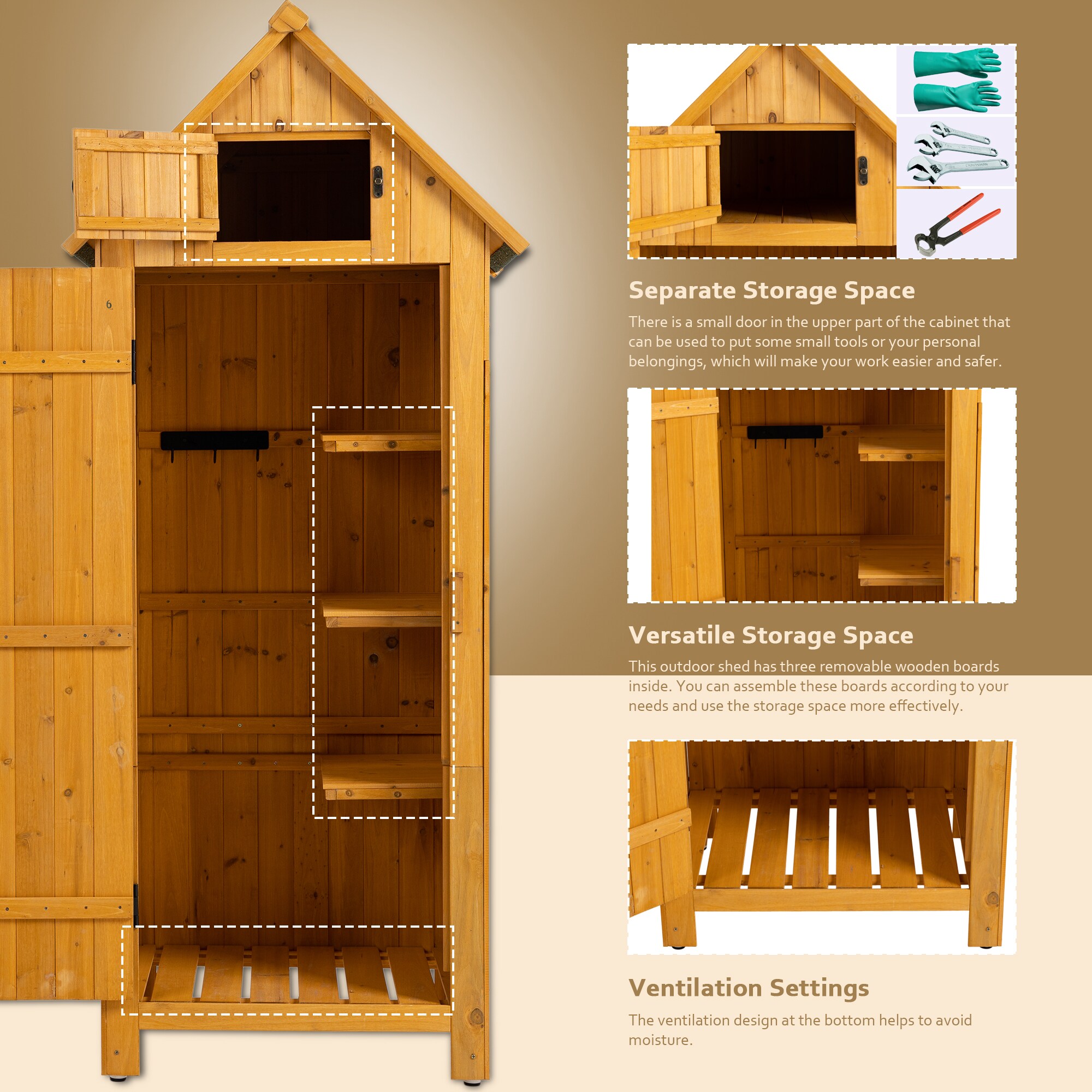 Mondawe MD-HO67667 Wood-Storage-Buildings - View #5