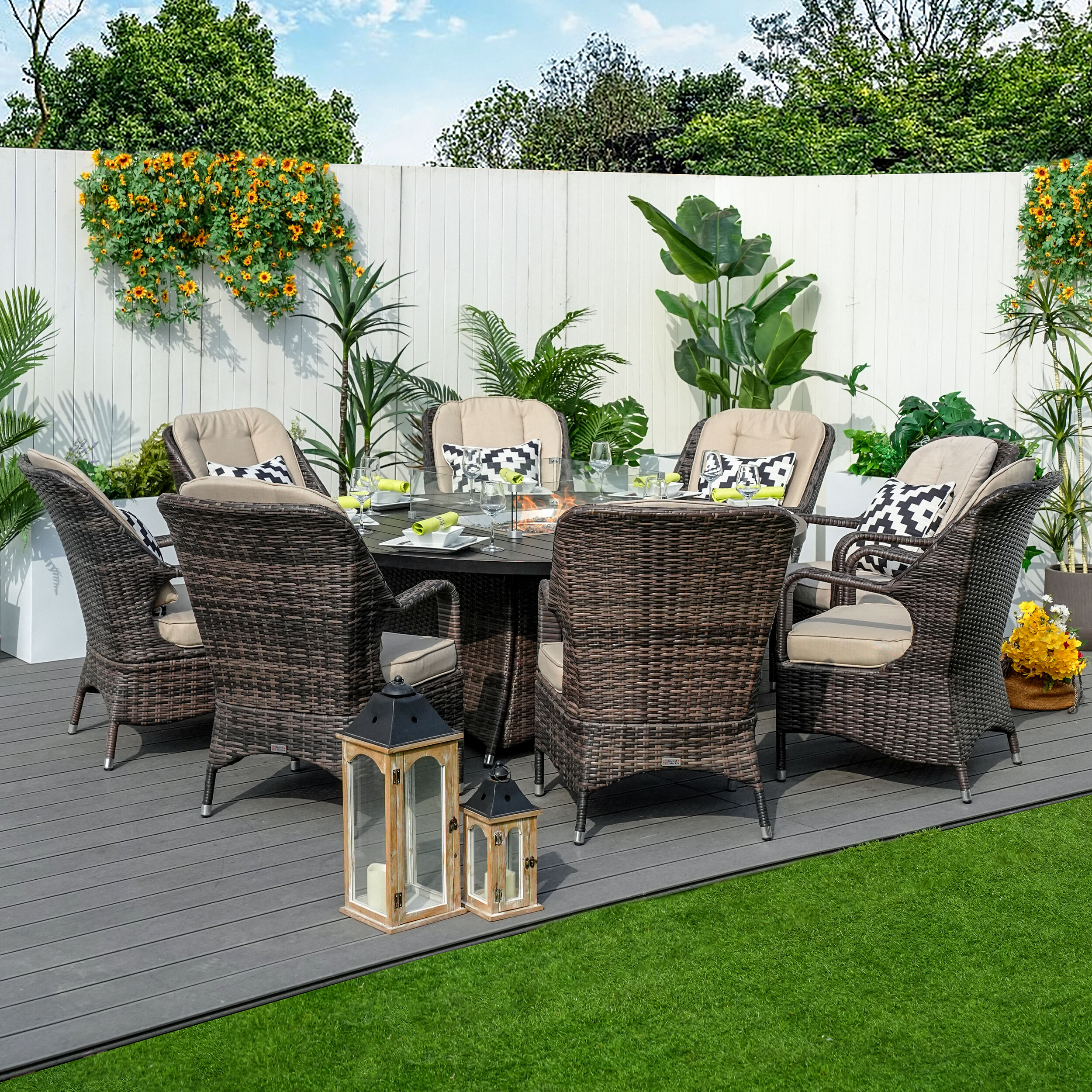 Moda Furnishings MD-PAG-1108 Patio-Dining-Sets - View #4