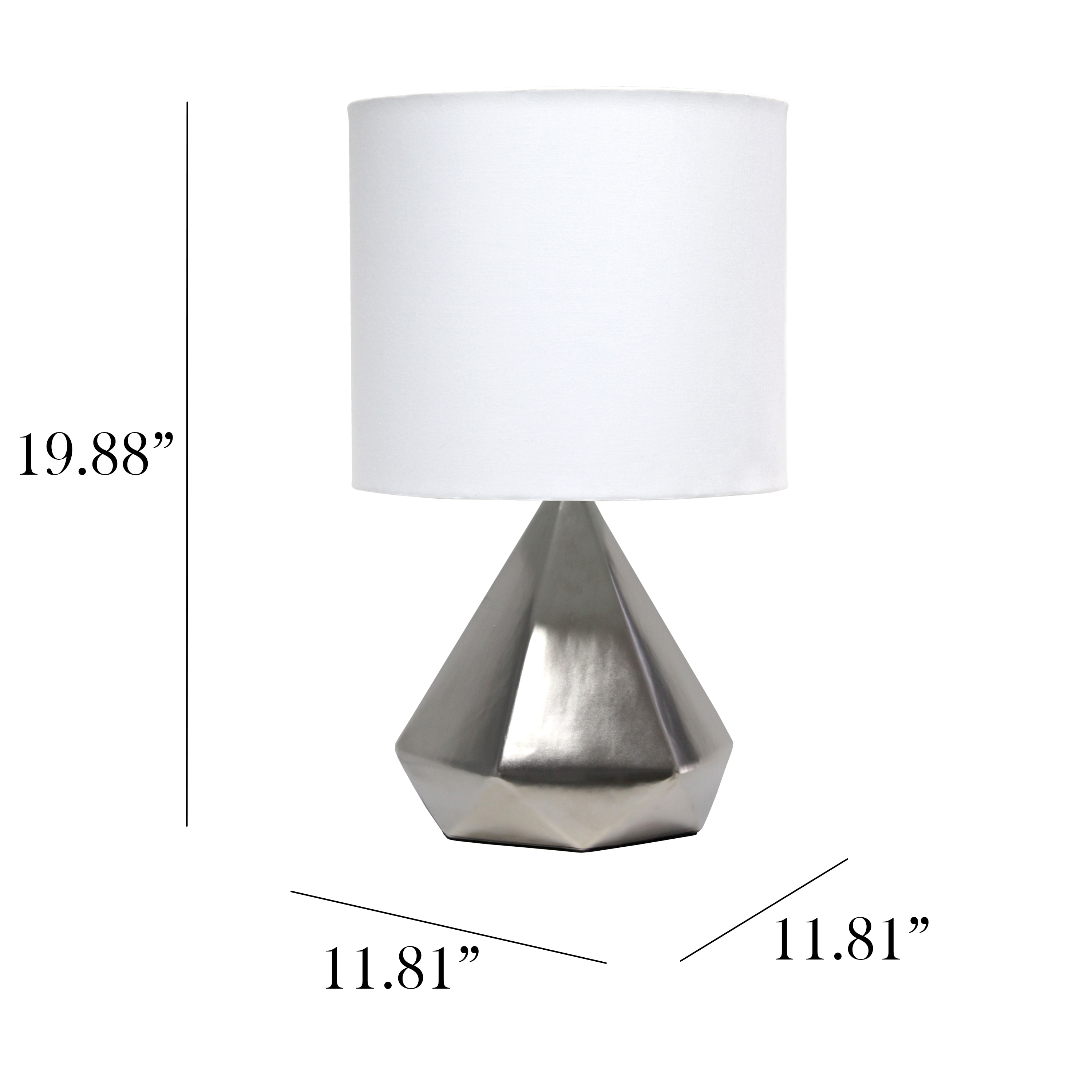 Simple Designs LT2079-SLV Table-Lamps - View #3