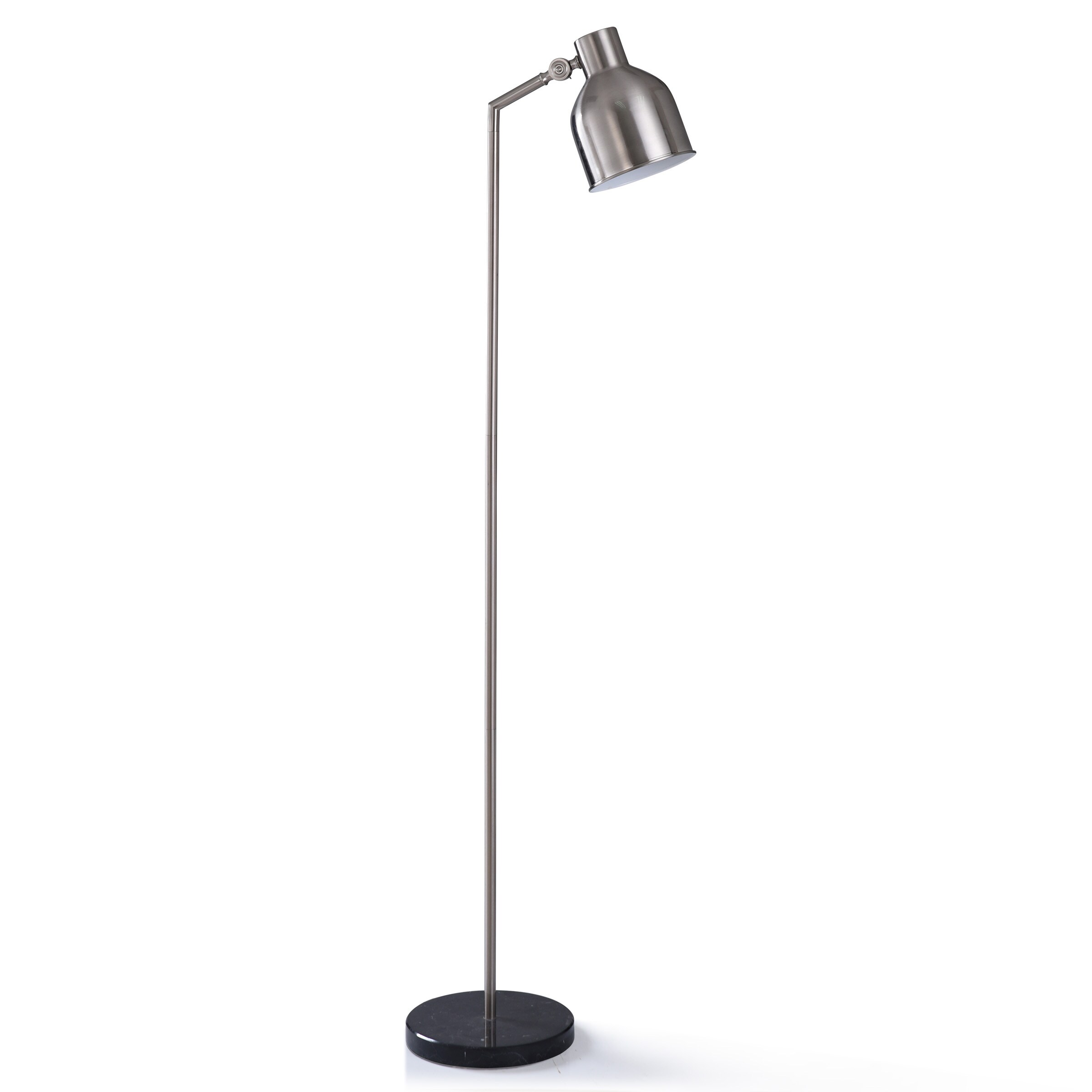 black and silver floor lamps