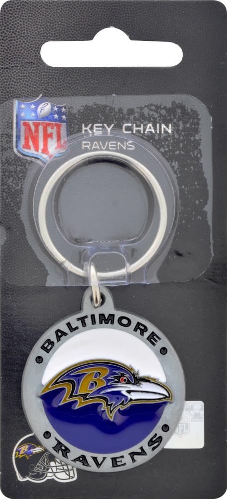 Hillman Baltimore Ravens Sports Team Colors Keychain in the Key Accessories  department at