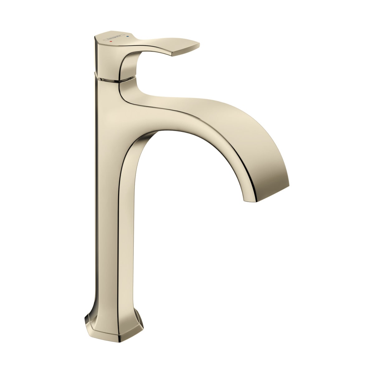 Hansgrohe 04811830 Locarno Polished Nickel Single hole 1-handle High-arc Commercial/Residential Handle Bathroom Sink Faucet