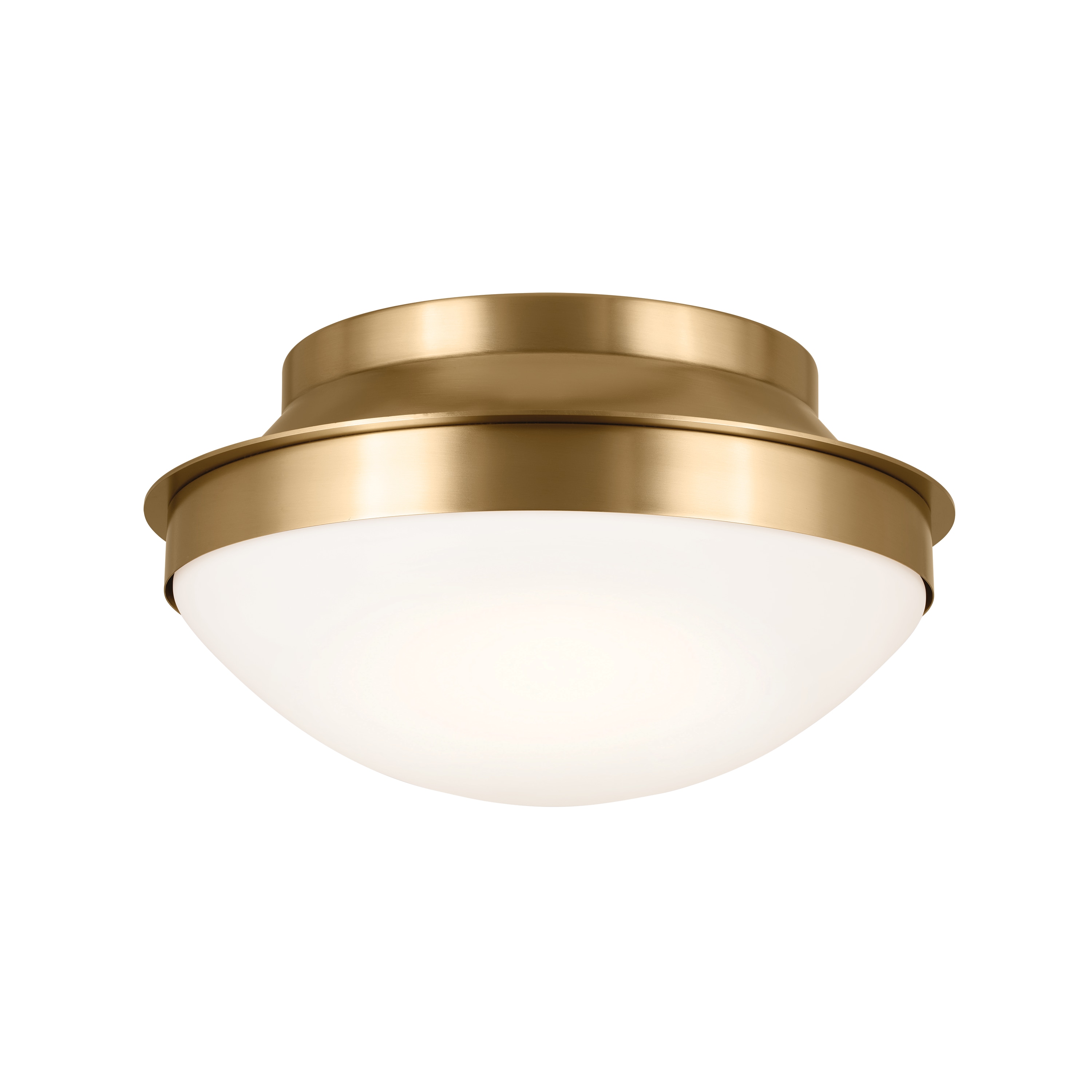 Kichler 52544BNB Bretta 2 -Light 13.5-in Brushed Gold Flush Mount Light